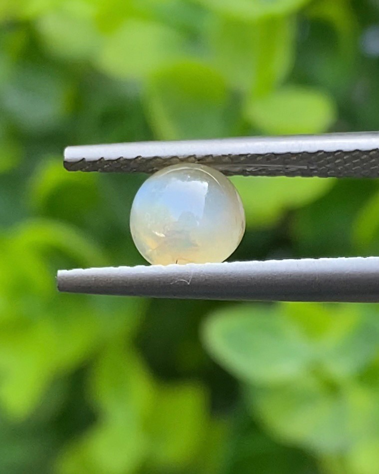 พลอย ตาแมว คริโซเบริล Cat eye Chrysoberyl 1.00 กะรัต (Cts.) พลอยแท้ อัญมณีมงคลประจําวันเกิด เครื่องประดับพลอย