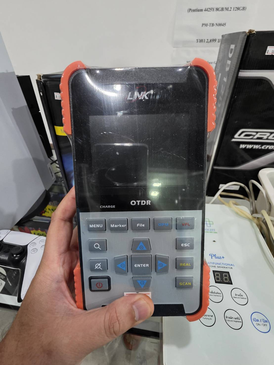 Link UF-2872APC F.O. HANDHELD OTDR (1310/1550 nm.) ครบชุด เครื่องยังไม่แกะซีน