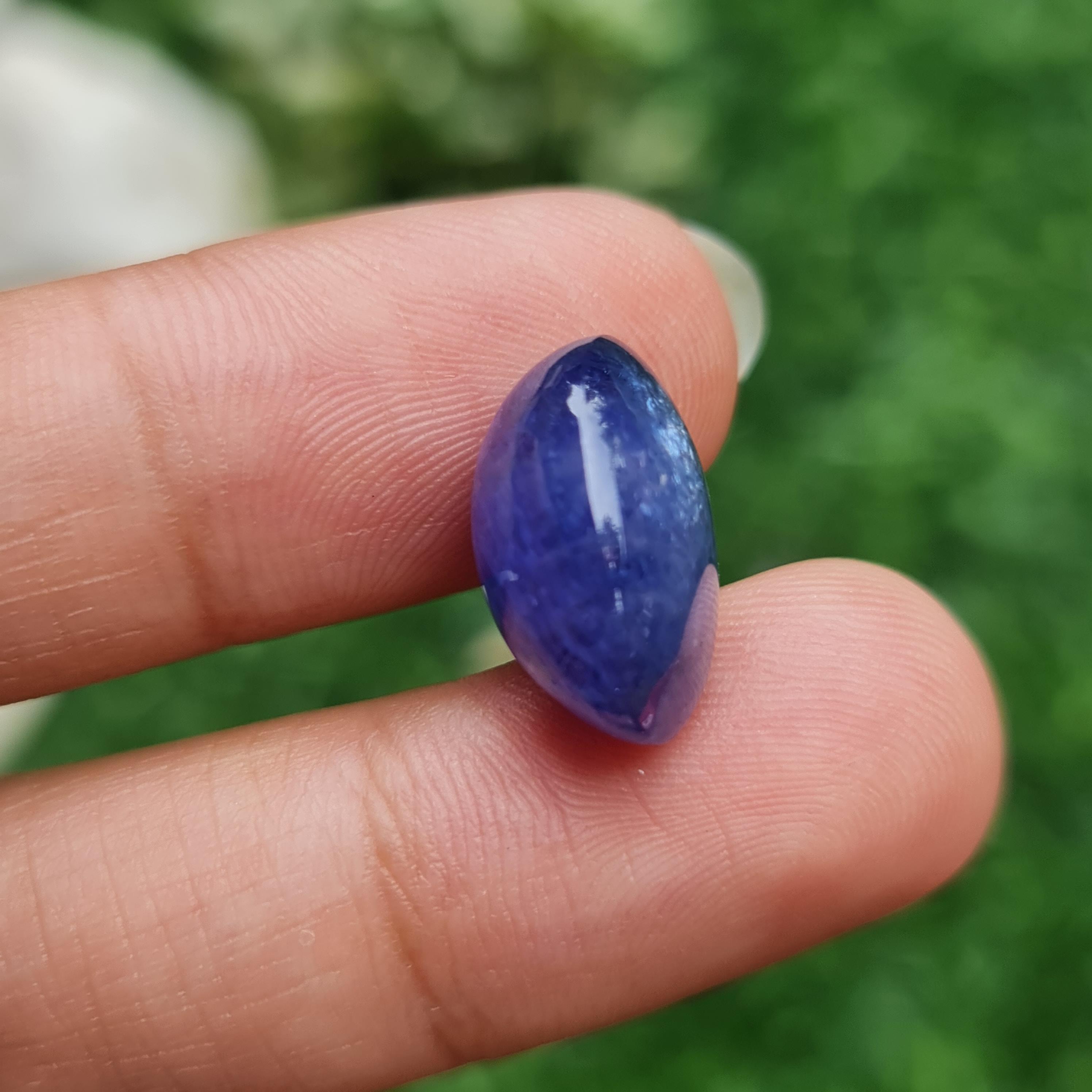 พลอย แทนซาไนท์ Tanzanite 13.59 กะรัต (Cts.) พลอยแท้ อัญมณีมงคลประจําวันเกิด เครื่องประดับพลอย