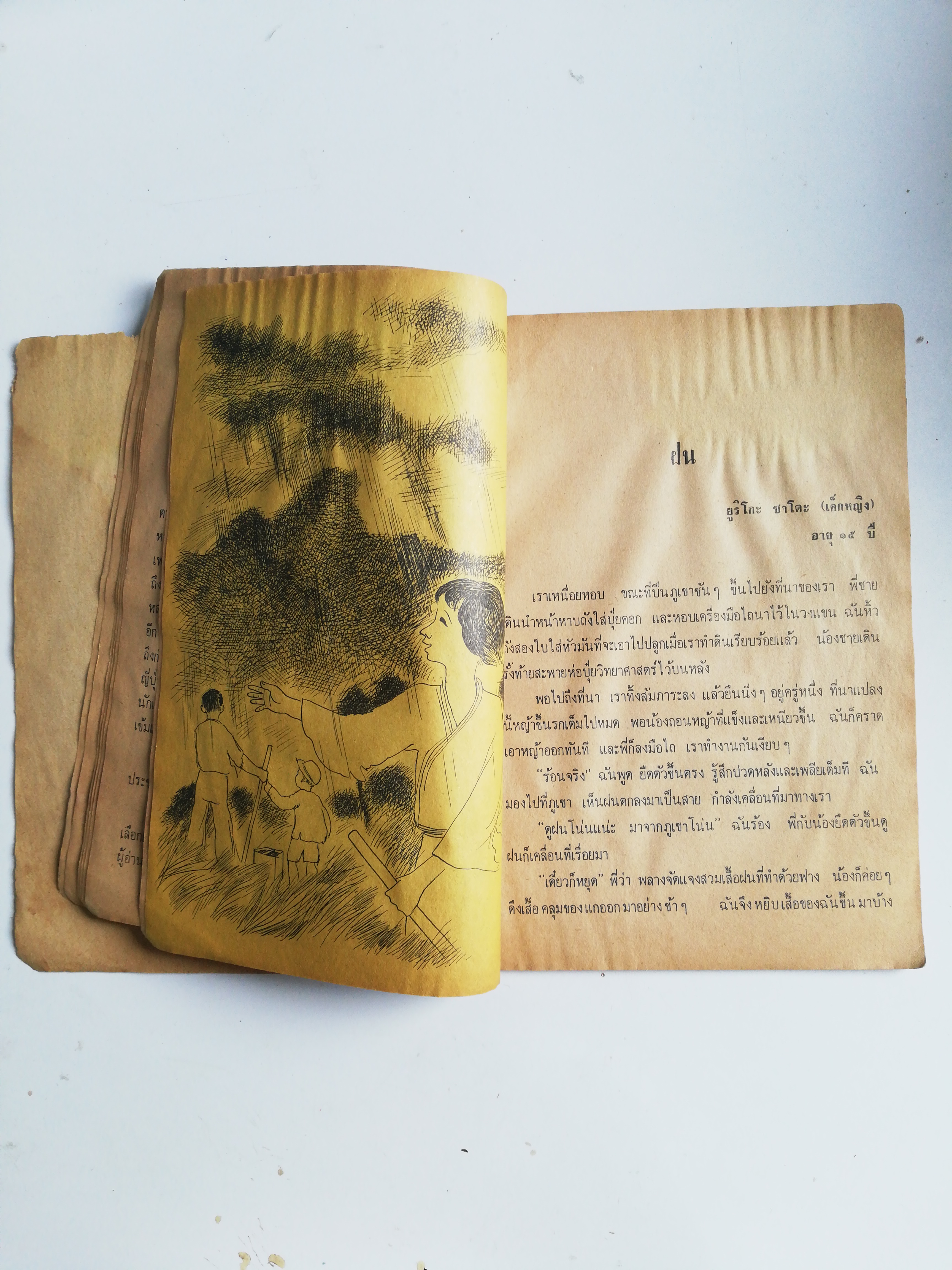 หนังสือเรียนเก่าพิมพ์ครั้งที่ 5 พ.ศ 2521 มีตำหนิ โปรดตรวจสอบทุกภาพ, เสียงก้องจากโรงเรียนเชิงเขา แปลเป็นภาษาไทยจากฉบับภาษาอังกฤษ เรื่อง Echos from a mountain school โดย หม่อมหลวง รสคนธ์ อิสรเสนา