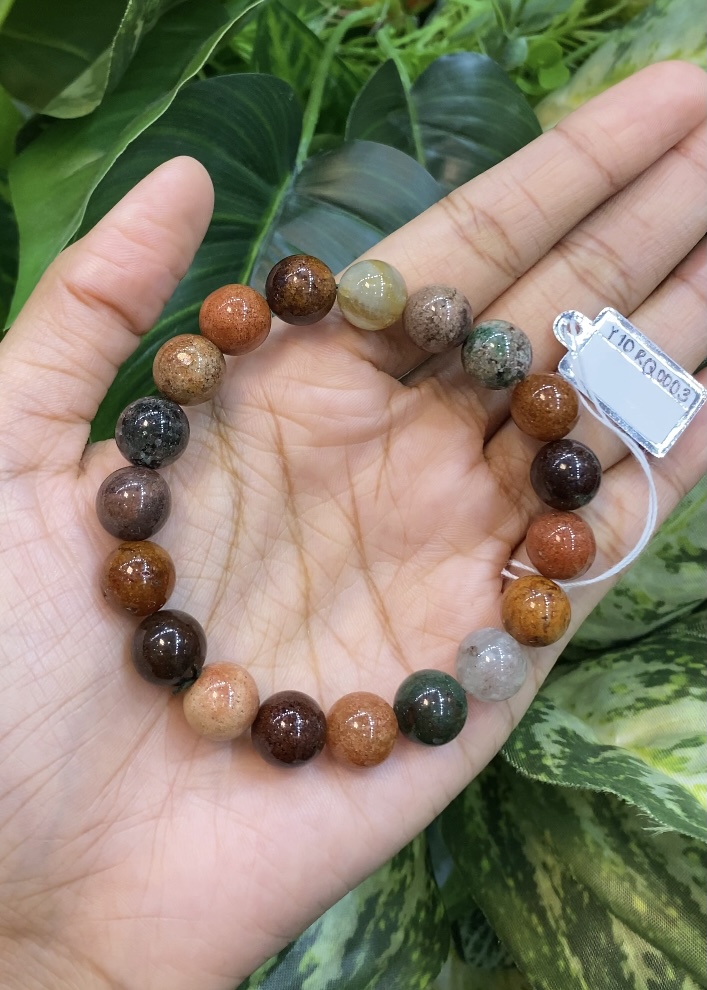 กำไลพลอยแท้ โป่งข่าม Phantom Quartz Bracelet