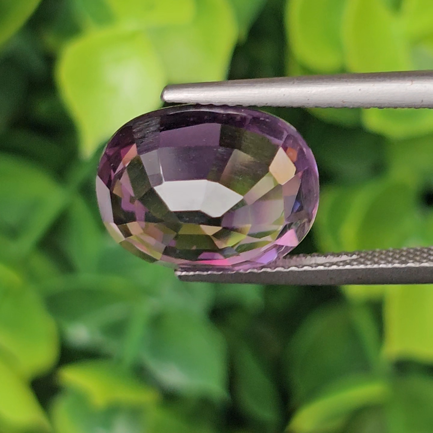 พลอย อเมทิส Amethyst 7.22 กะรัต (Cts.) พลอยแท้ อัญมณีมงคลประจําวันเกิด เครื่องประดับพลอย