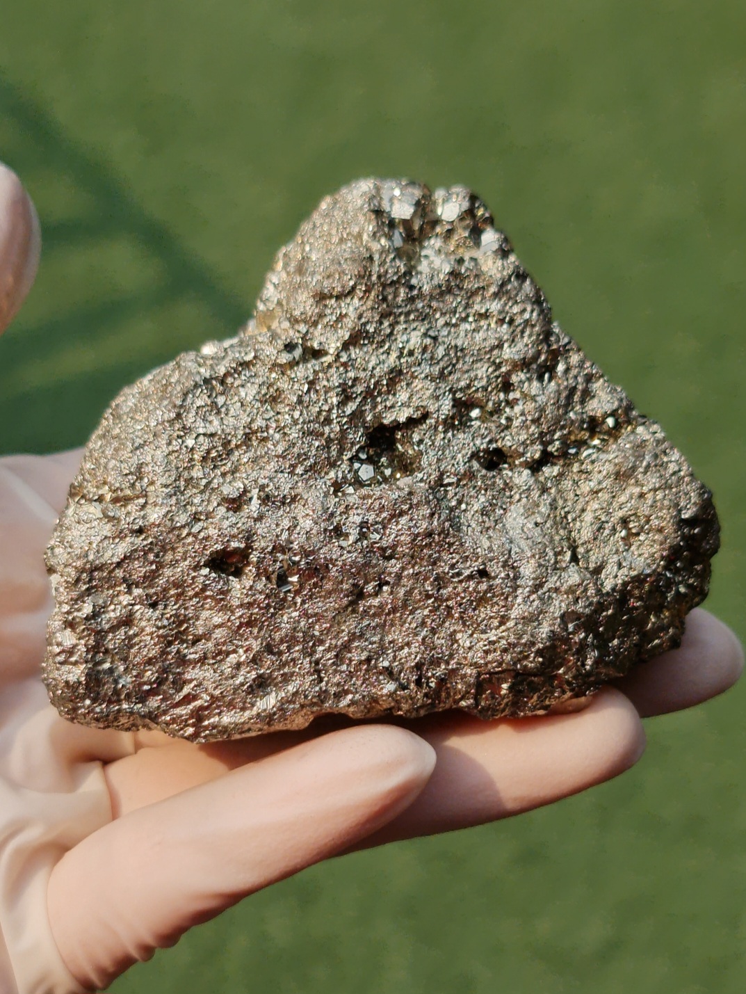 ก้อนผลึก ไพไรท์ Raw Rough Pyrite 456 กรัม (Grams) พลอยแท้ อัญมณีมงคลประจําวันเกิด เครื่องประดับพลอย