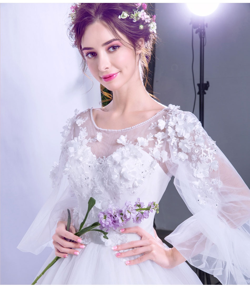 ชุดแต่งงาน แขนยาว ชายตรง