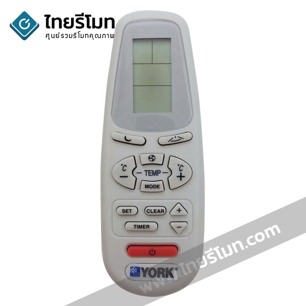 รีโมทแอร์ York รุ่นRC-5
