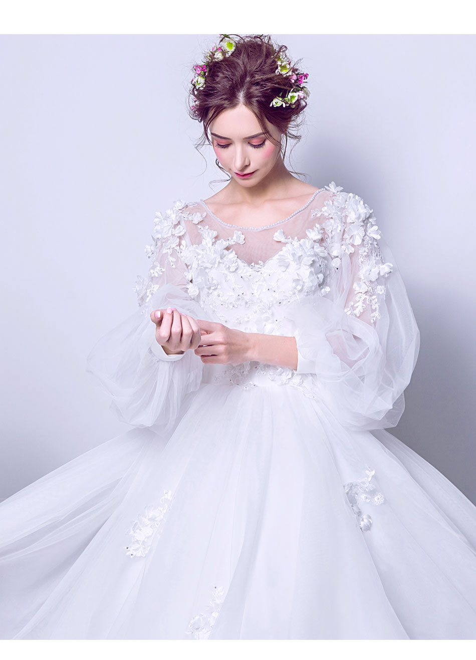 ชุดแต่งงาน แขนยาว ชายตรง