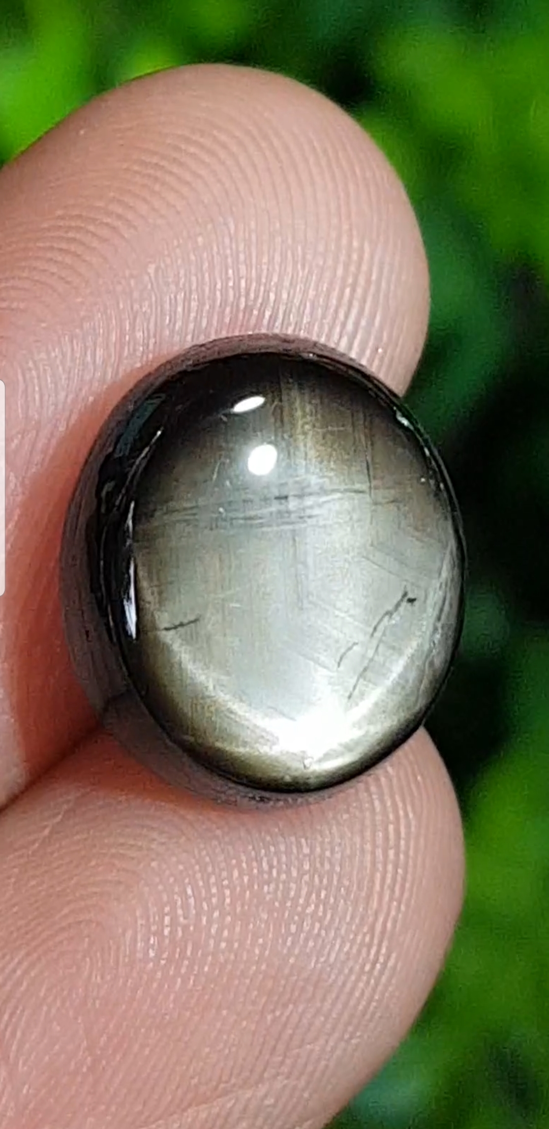 พลอย แบล็ค สตาร์ แซฟไฟร์ Black Star Sapphire 12.05 กะรัต (Cts.) ดิบ Unheated พร้อมใบเซอร์ พลอยแท้ อัญมณีมงคลประจําวันเกิด เครื่องประดับพลอย