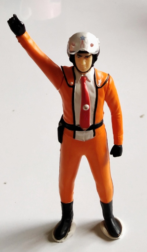 ของสะสม แคนดี้ทอย จากภาพยนต์อุลตร้าแมน Ultraman , ชิน ฮายาตะ Shin Hayata ใส่ชุดหน่วยวิทยะ