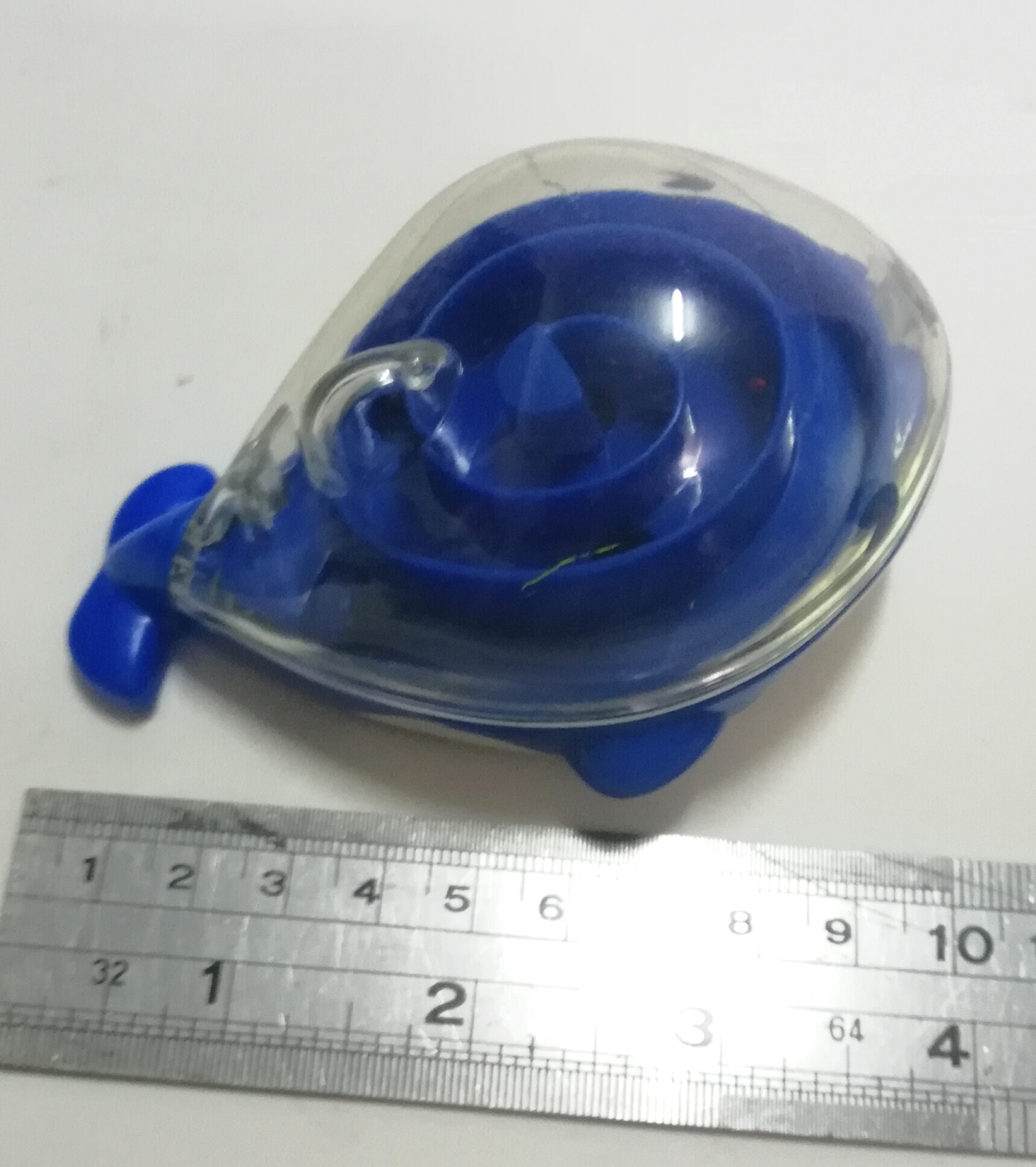 ของสะสมเกมส์ดีดลูกเหล็ก รูปปลาวาฬสีน้ำเงิน