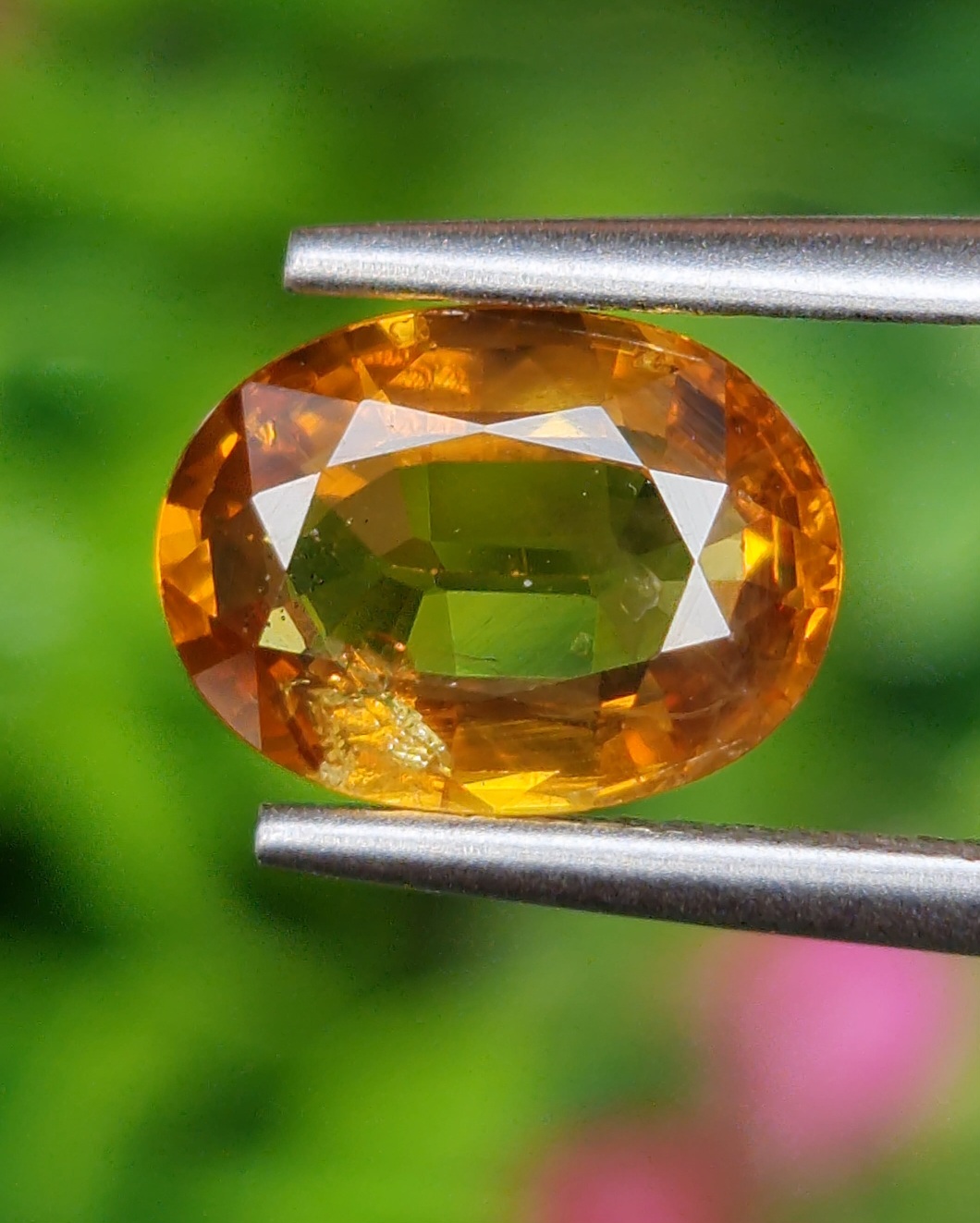 พลอย บุษราคัม yellow sapphire 2.49 กะรัต (Cts.) พลอยแท้ อัญมณีมงคลประจําวันเกิด เครื่องประดับพลอย