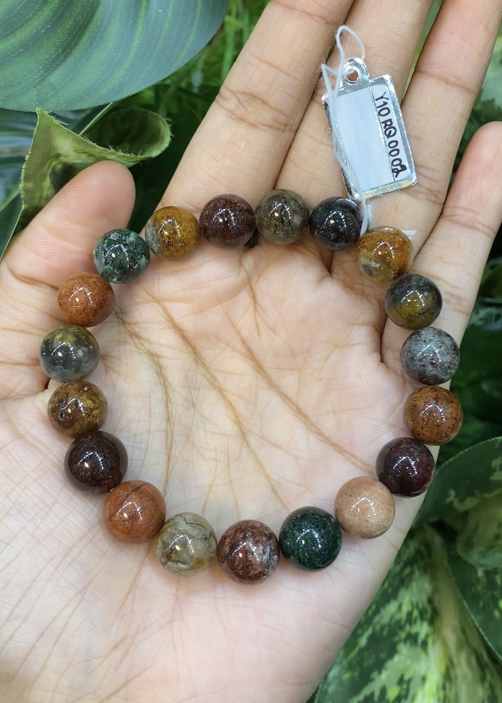กำไลพลอยแท้ โป่งข่าม Phantom Quartz Bracelet