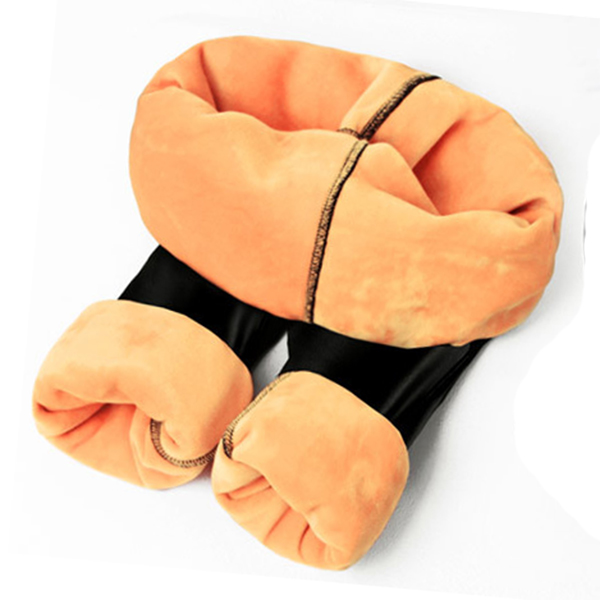 กางเกงหนังบุขนแคชเมียร์ กันหนาวติดลบลุยหิมะได้ (12324L)