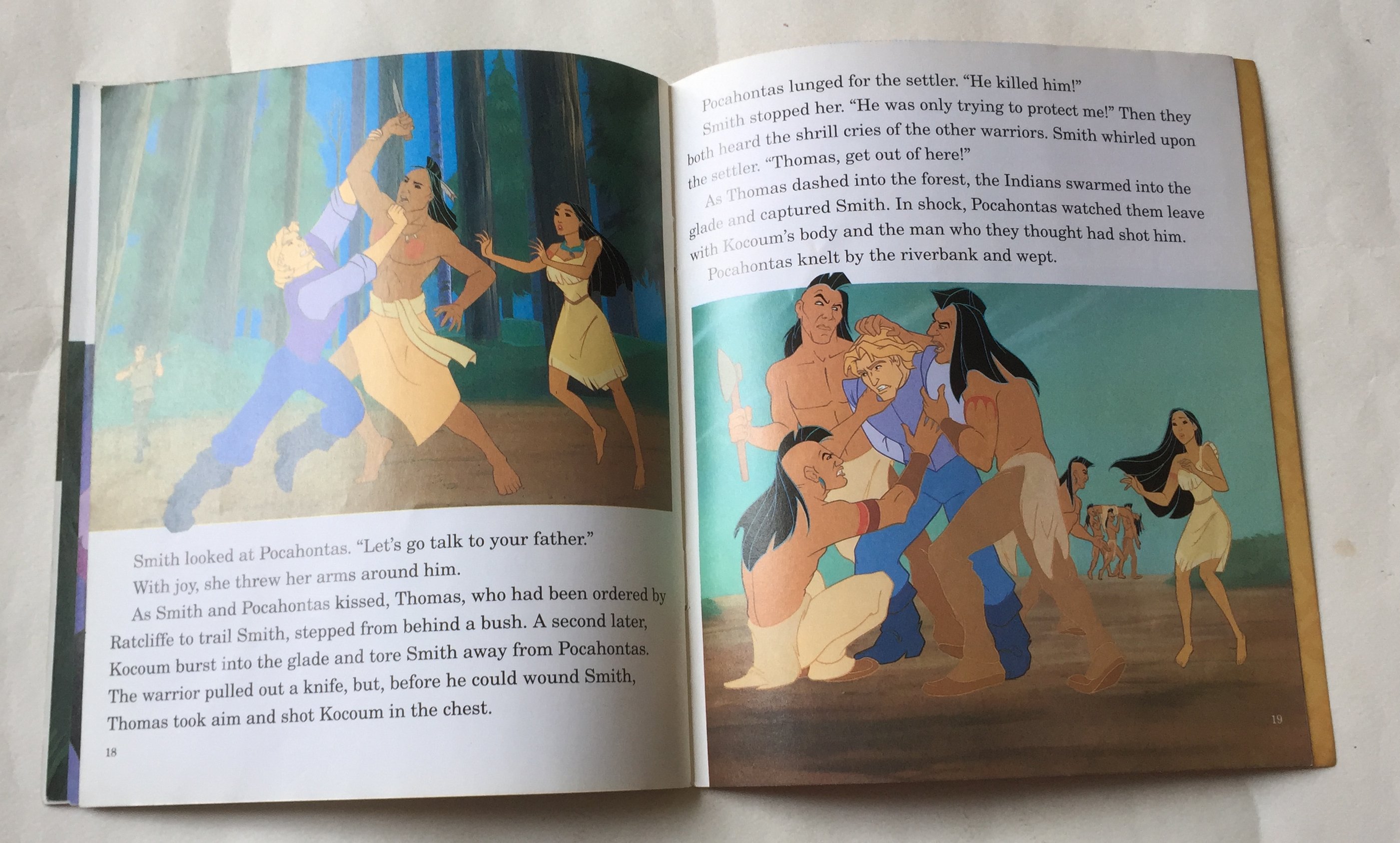 หนังสือนิทานเก่าจากเจ้าหญิงดิสนีย์ มีหลายภาพ,โพคาฮอนตัส Pocahontas