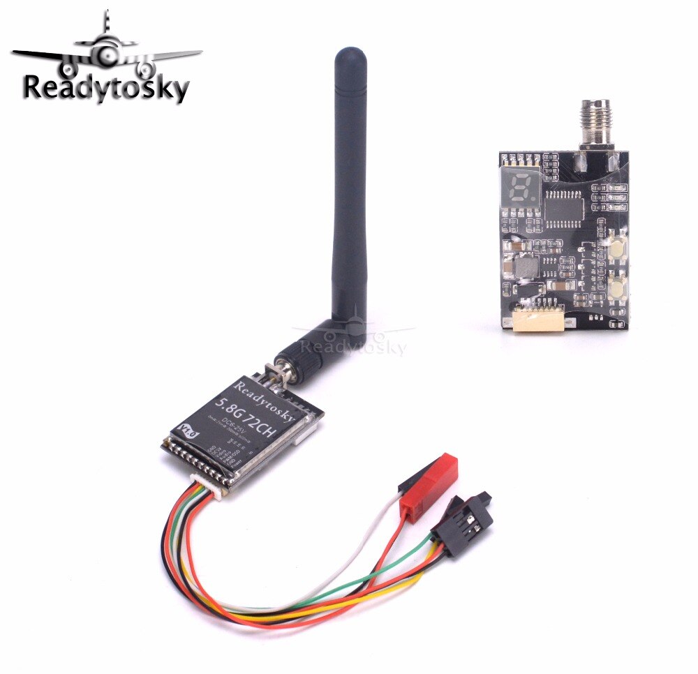 ตัวส่งภาพ VTX 5.8Ghz 72CH 25mW 200mW 600mW Switchable FPV AV Transmitter for TX801 Racing Drone
