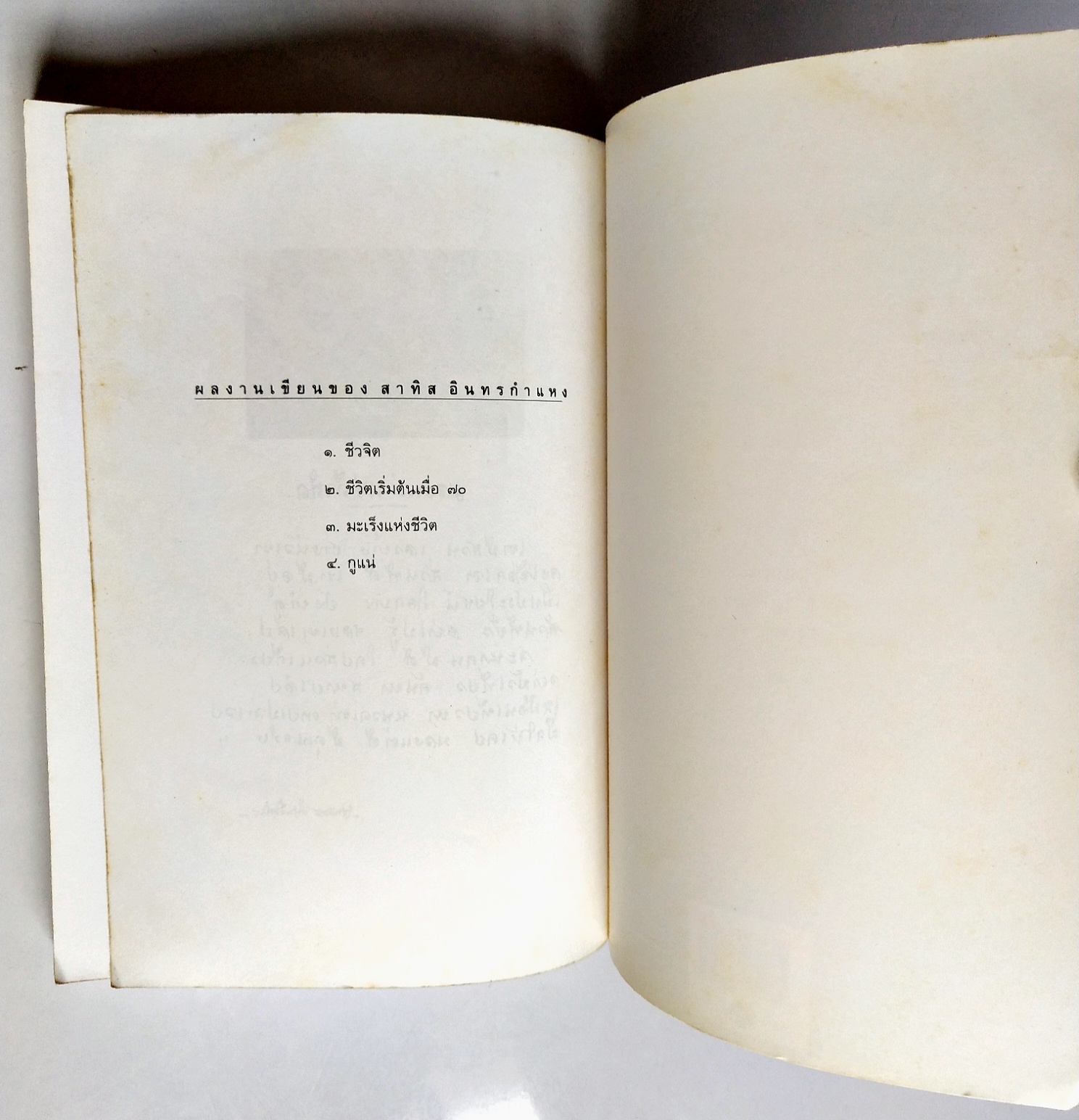 หนังสือแนวพัฒนาตนเองปี 2541 **มีรอยเขียนชื่อที่หน้าแรกตามภาพ "ชีวิตเริ่มต้นเมื่อ 70" โดย สาทิส อินทรกำแหง ,คำตอบสำหรับผู้ต้องการเป็นหนึ่มเป็นสาวและผู้ป่วยด้วยโรคร้ายต่างๆ