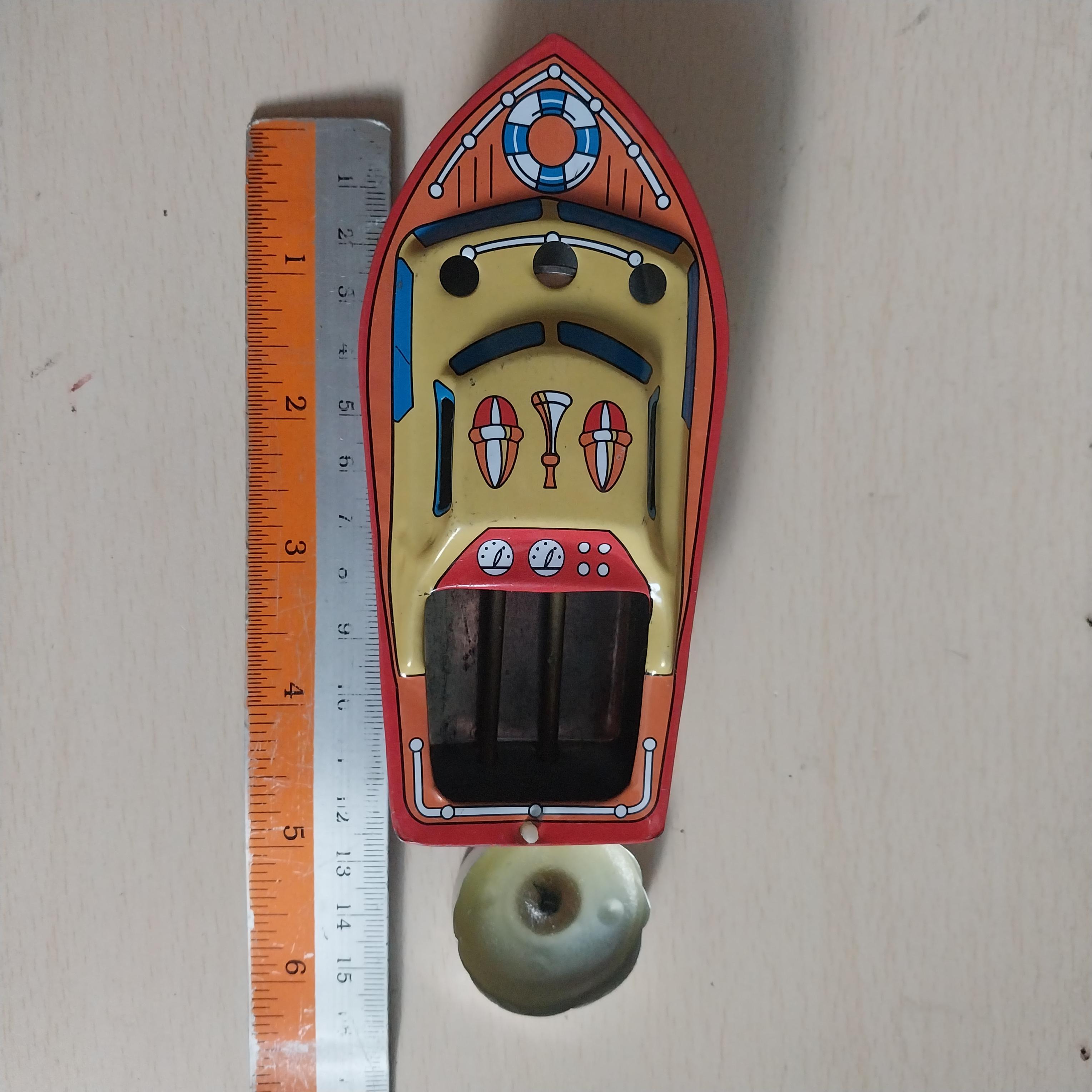 มีหลายภาพ เรือป๊อปป๊อป หรือ เรือสังกะสี สภาพดี