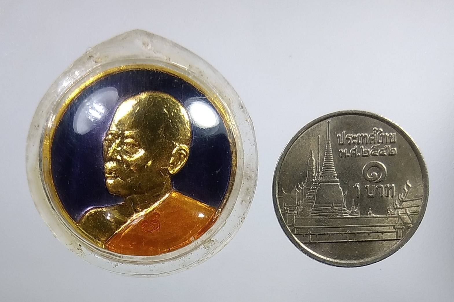 A1998 หลวงพ่อแพ วัดพิกุลทอง จ.สิงห์บุรี ปี2537 หลังช้าง3เศียร