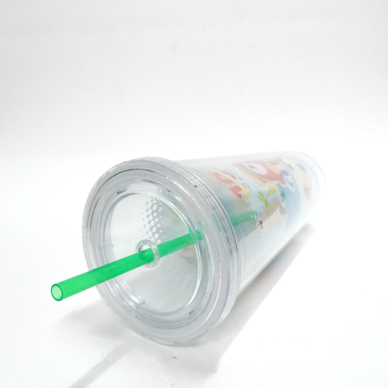 กระบอกใส่น้ำ พรีเมี่ยมครบรอบ10ปี กาแฟอเมซอน ขนาดตามรูป สภาพดี มีรอยบ้าง