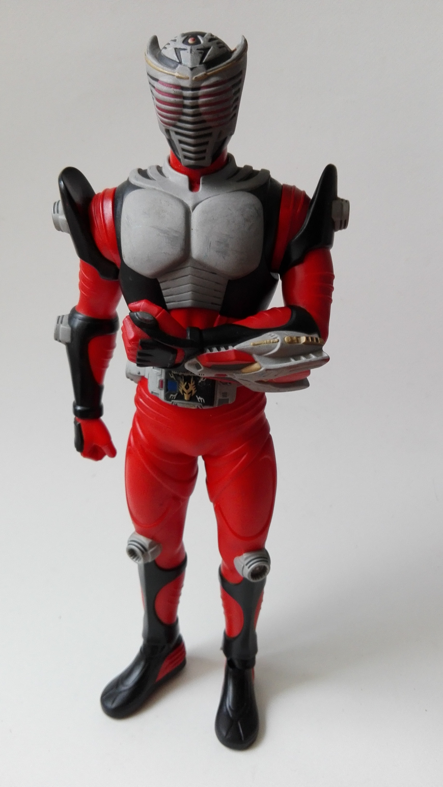 ของเล่น ของสะสม จากซีรีย์ มาสค์ไรเดอร์ ริวคิ Masked Rider Ryuki **ของเก่า อกมีรอย ตามภาพ ขนาด 35 ซม