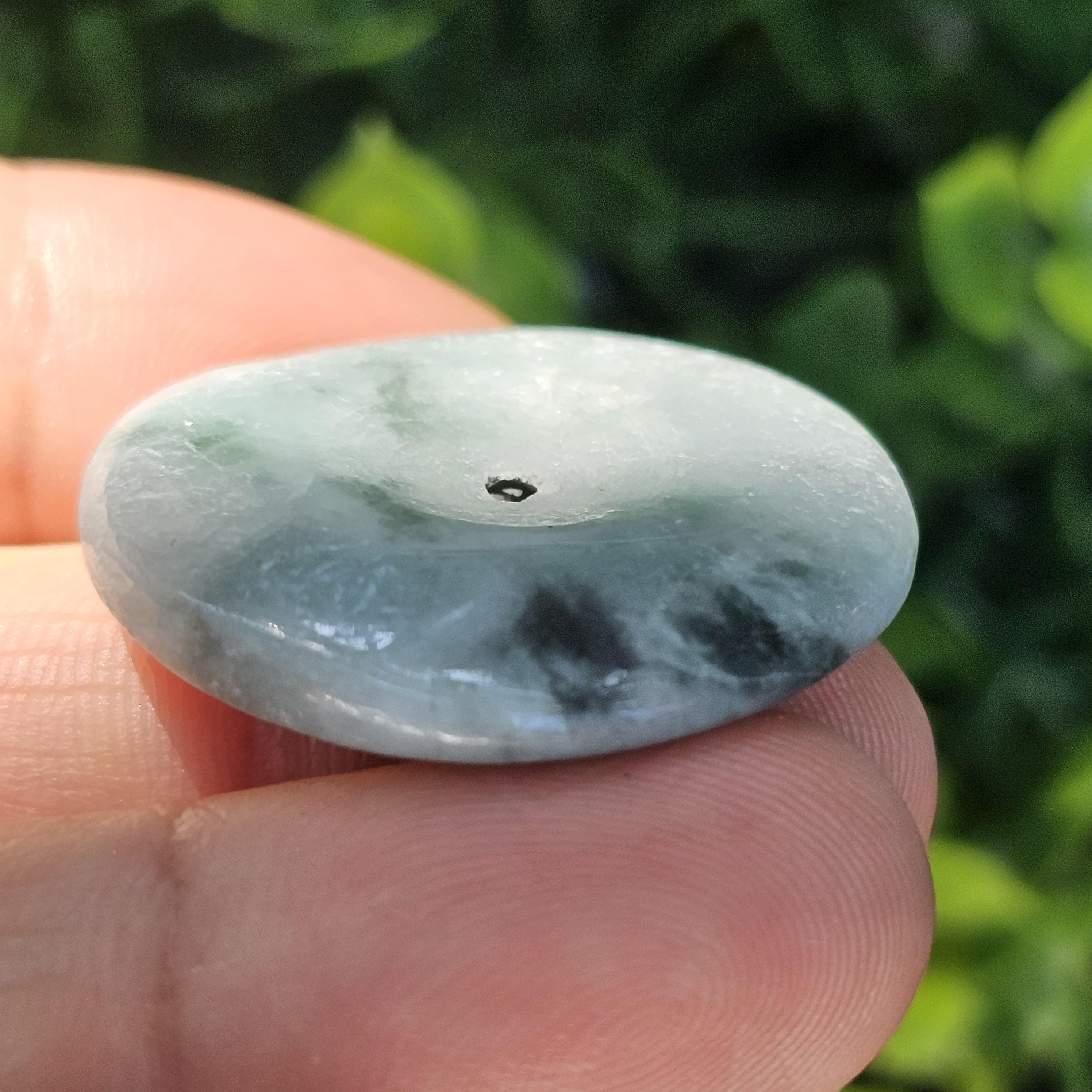 หยก พม่า แท้ Jade จี้โดนัทหยก (Bi-dise jadeite) พม่า (Myanmar) 59.37 กะรัต (Cts.)