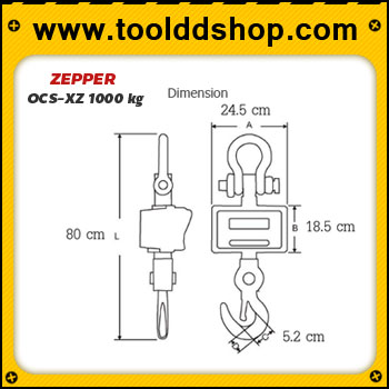 เครื่องชั่งแขวน1ตัน เครื่องชั่งดิจิตอลแบบแขวน เครื่องชั่งแขวนพร้อมรีโมทคอนโทรล ชั่งน้ำหนักได้1000kg ละเอียด0.5kg SCALE OCS-XZ 1000kg/0.5kg เครื่องชั่งแขวน1000กิโล เครื่องชั่งดิจิตอลแบบแขวน เครื่องชั่งแขวน(ผ่านการตรวจรับรองจากสำนัก ชั่ง ตวง วัด)