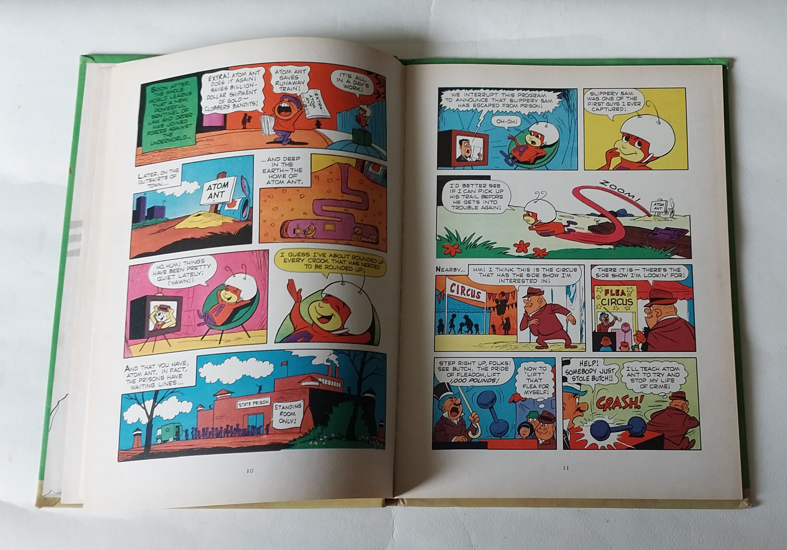 หนังสือภาพการ์ตูนฉบับภาษาอังกฤษจาก Hanna-Babara, Atom Ant annual , Quick Draw McGraw,Top Cat Secret Squirrel ปกแข็ง ภาพสีทั้งเล่ม