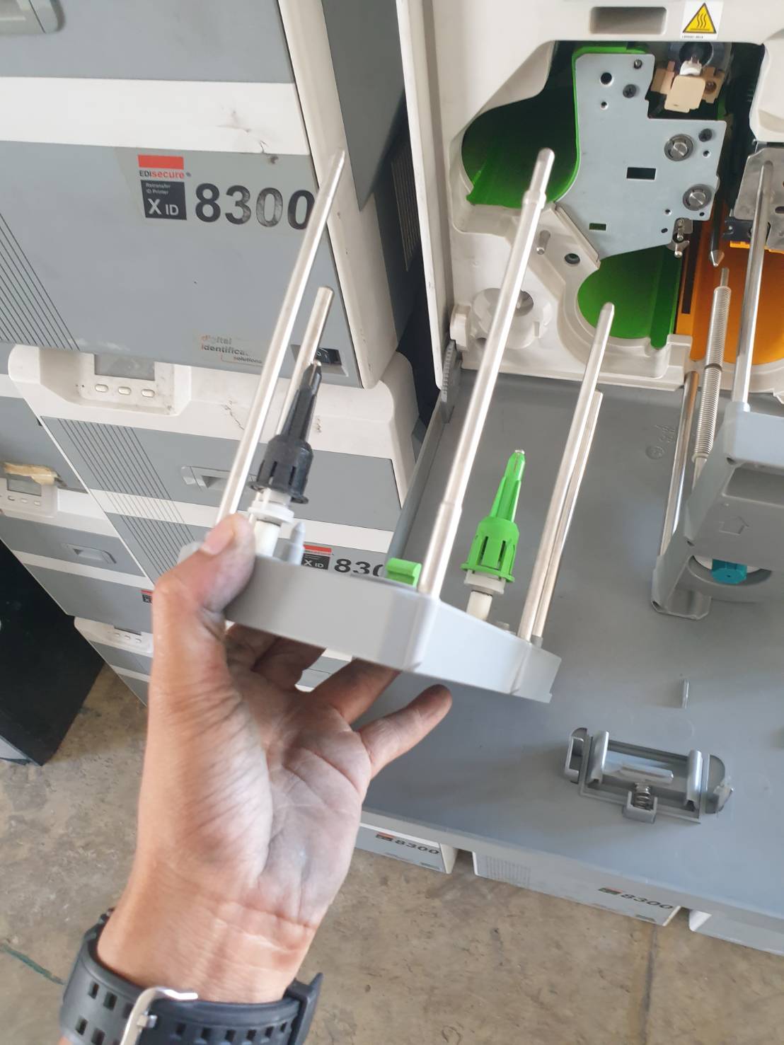 MATICA XID8300 เครื่องพิพม์บัตร ไม่มีหมึก ใช้งานได้ ซื้อหมึกใส่เอง