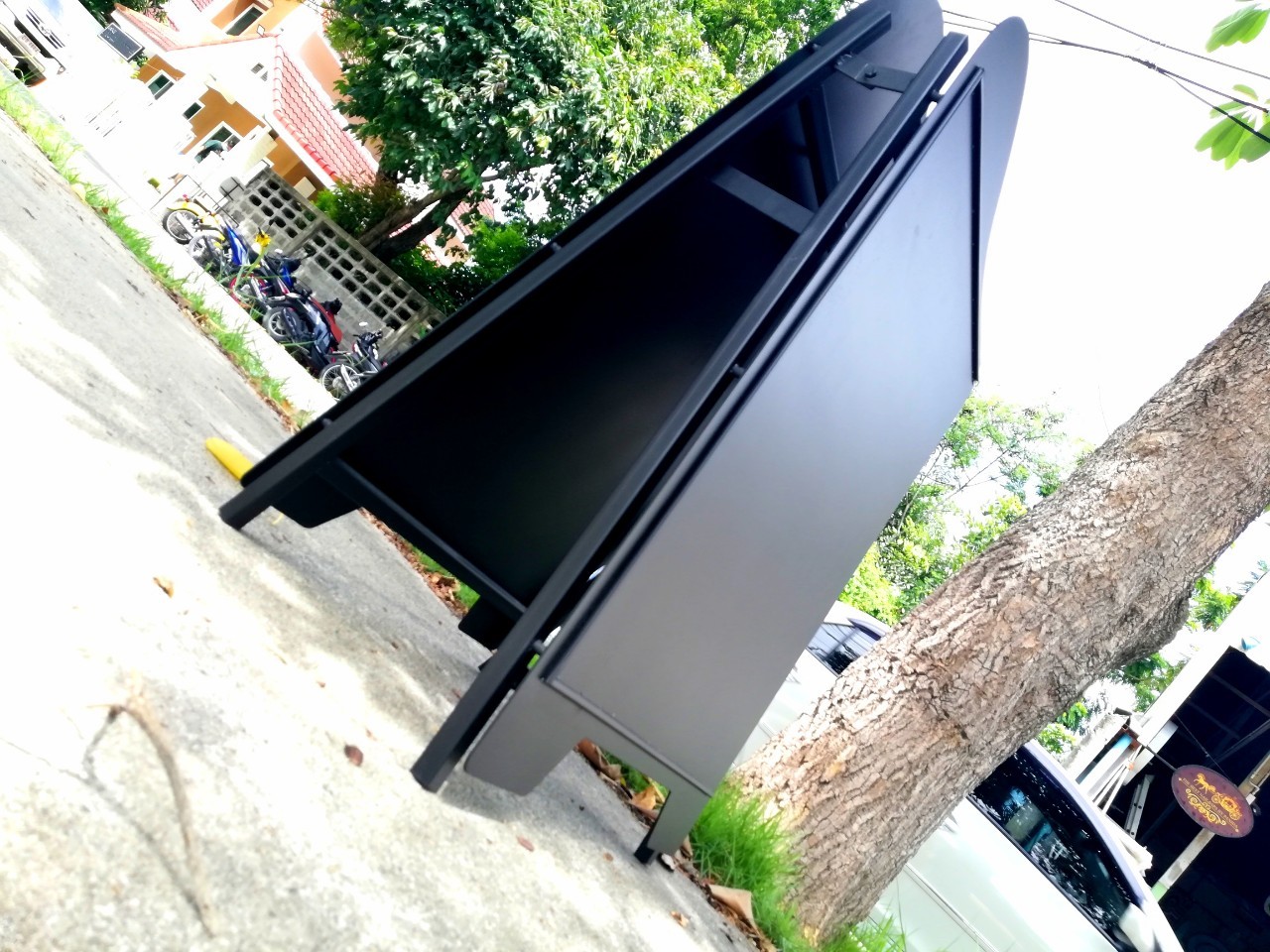 ป้ายไม้ตั้งพื้น