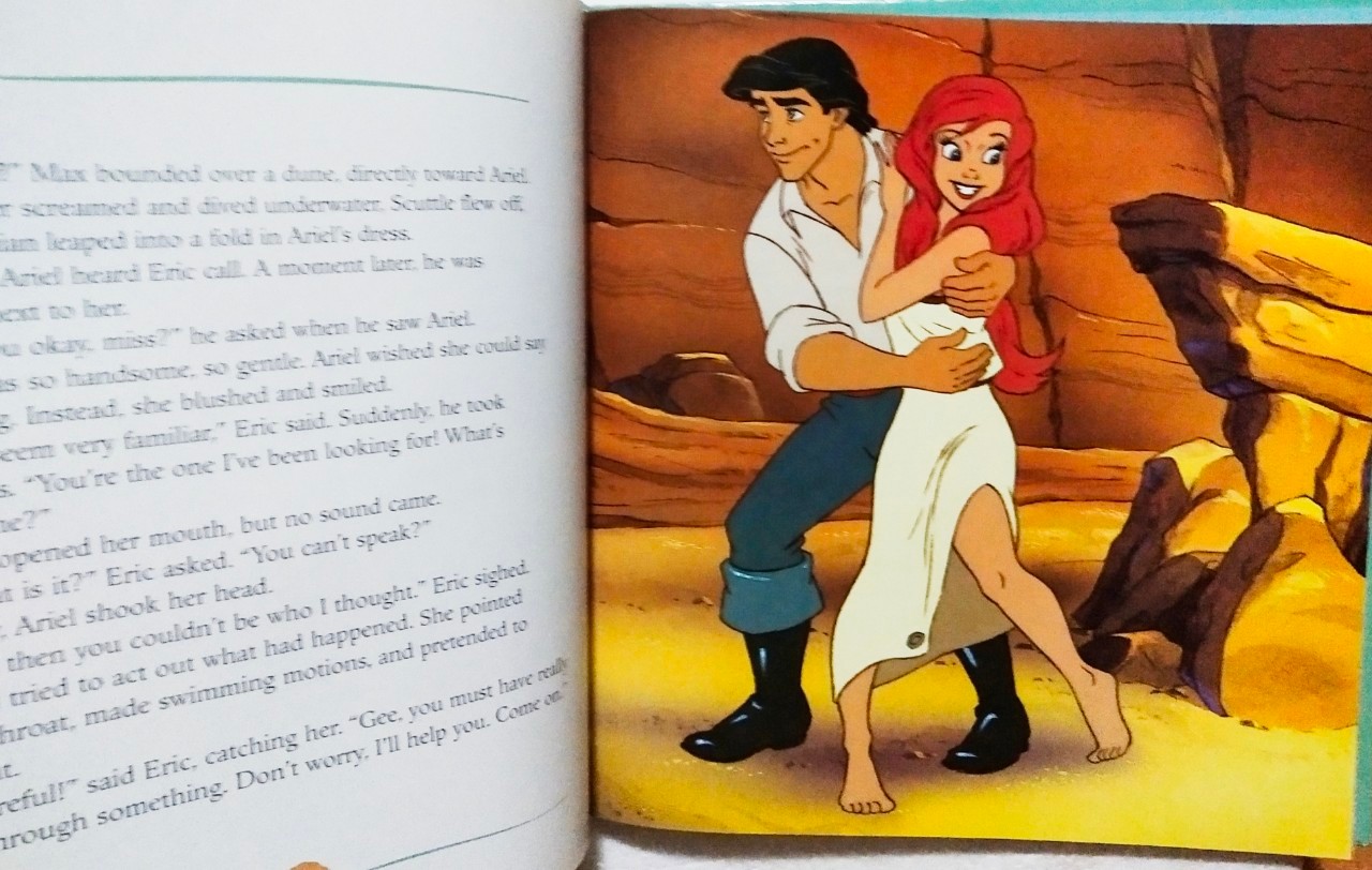 หนังสือนิทานภาพสวย**ปกหลังมีตำหนิตรงสันบนและมีรอยตามภาพ, เจ้าหญิงเงือกน้อย แอเรี่ยล The Little Mermaid