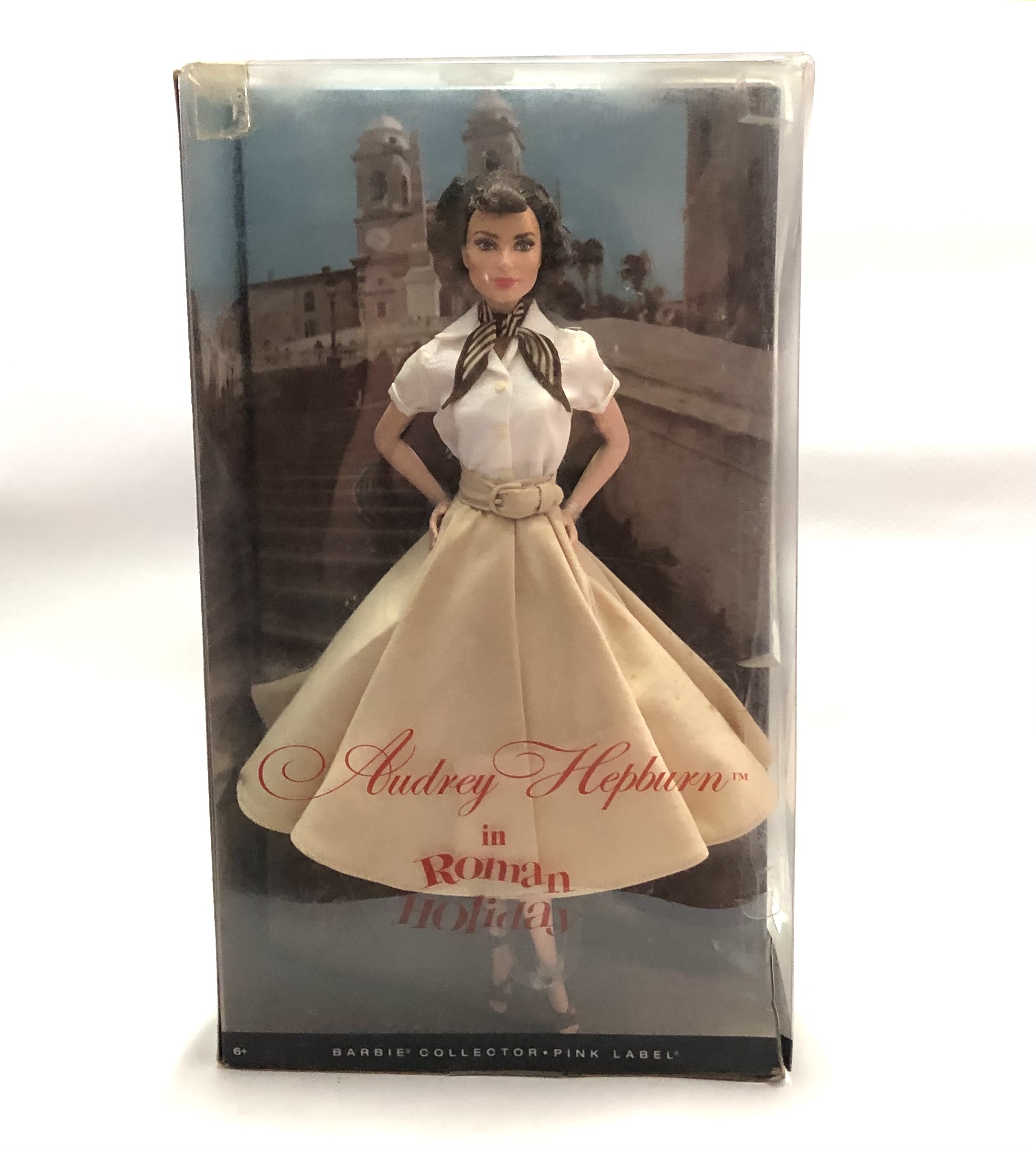 มือ1 เก่าเก็บในกล่อง ตุ๊กตาบาร์บี้ดารา ออเดรย์ แฮบเบิร์น Audrey Hepburn in Roman Holiday