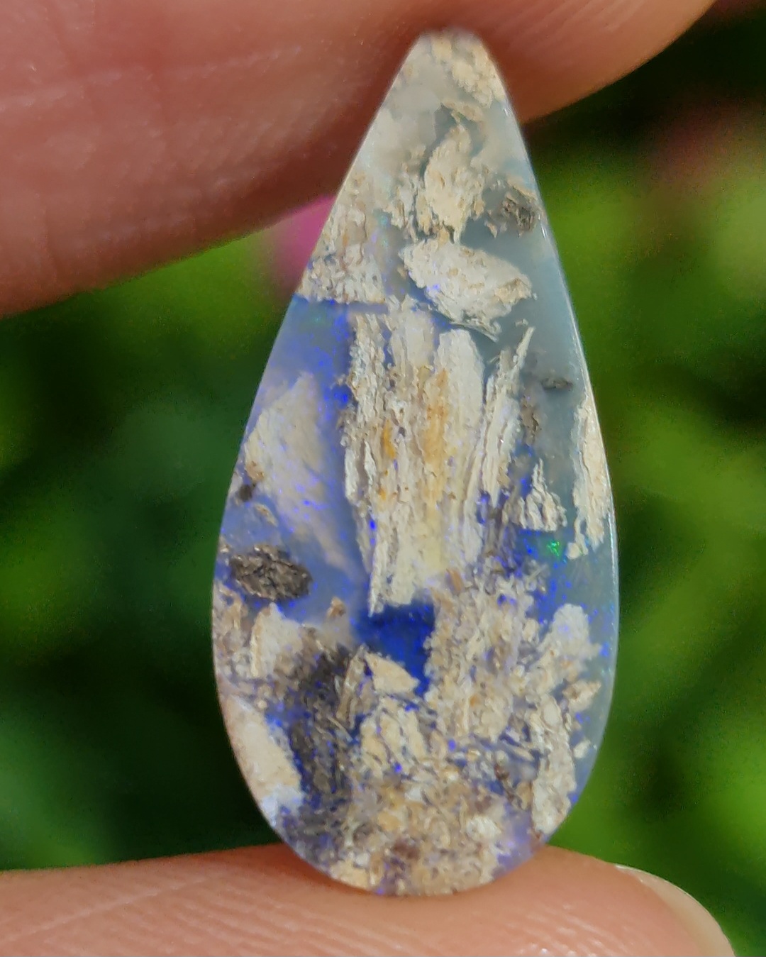 พลอย โบลเดอร์ โอปอล ออสเตรเลีย Australian Boulder Opal 2.37 กะรัต (Cts.) พลอยแท้ อัญมณีมงคลประจําวันเกิด เครื่องประดับพลอย