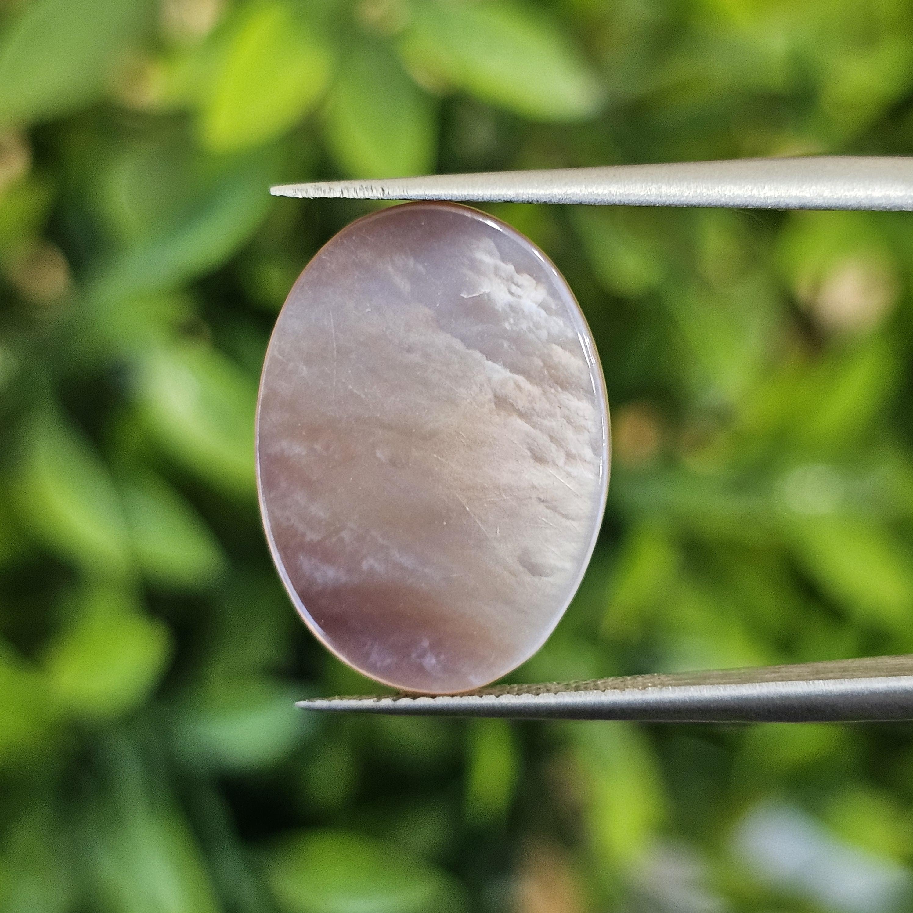 เปลือกหอยมุก แกะสลัก Pearl Shell Carved 4.12 กะรัต (Cts.)