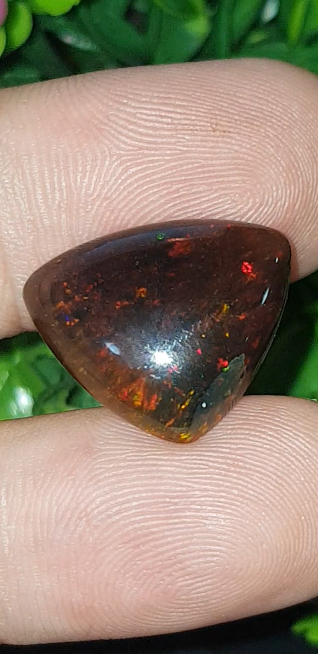 พลอย โอปอล Opal 8.14 กะรัต (Cts.) พลอยแท้ อัญมณีมงคลประจําวันเกิด เครื่องประดับพลอย