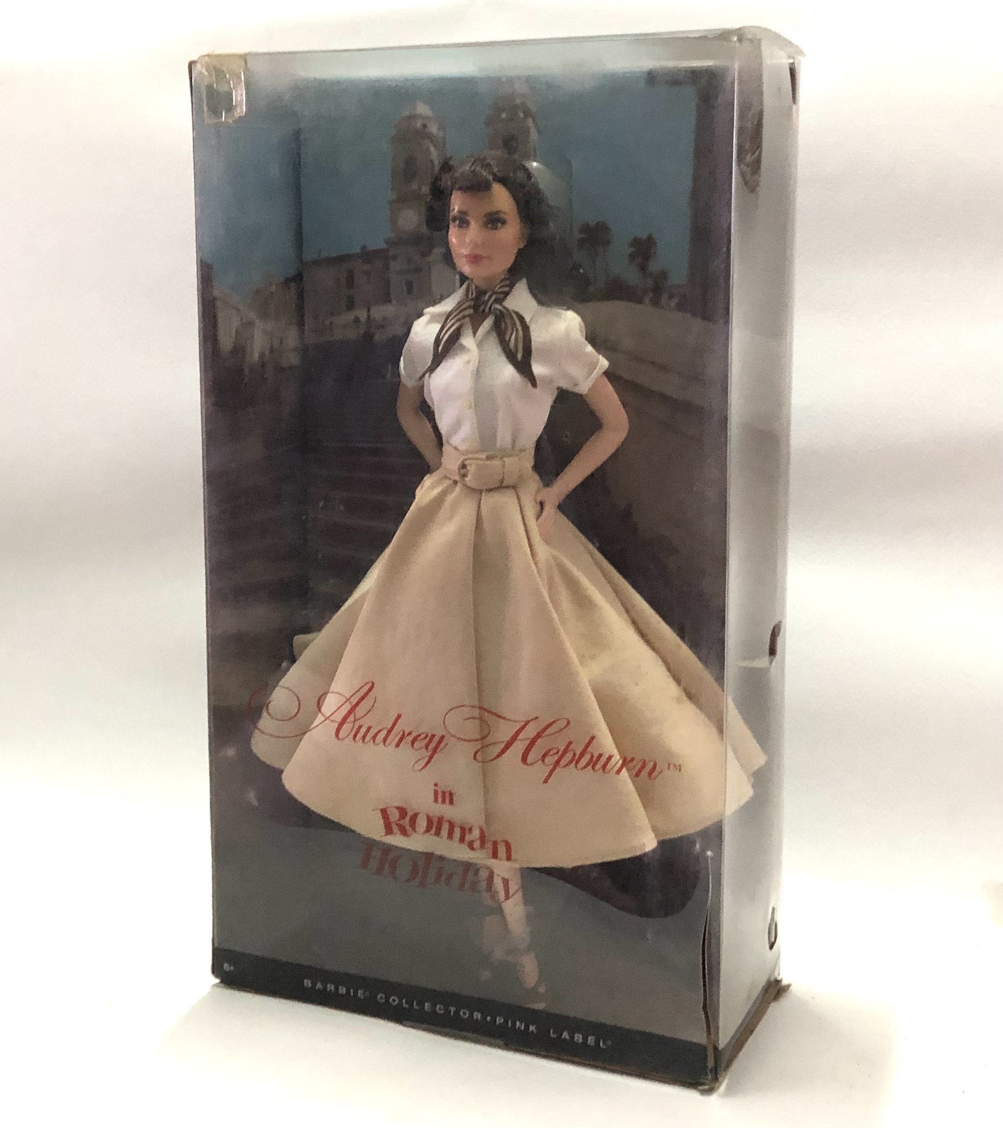 มือ1 เก่าเก็บในกล่อง ตุ๊กตาบาร์บี้ดารา ออเดรย์ แฮบเบิร์น Audrey Hepburn in Roman Holiday