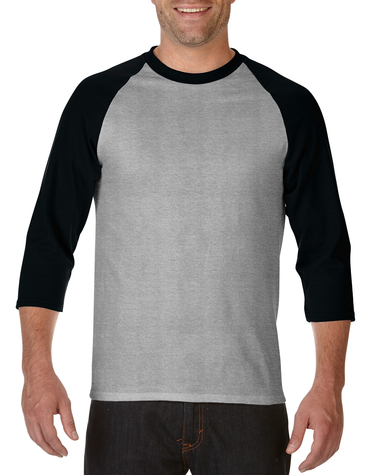 เสื้อยืด GILDAN 76700 ไหล่สโลปแขนสามส่วน