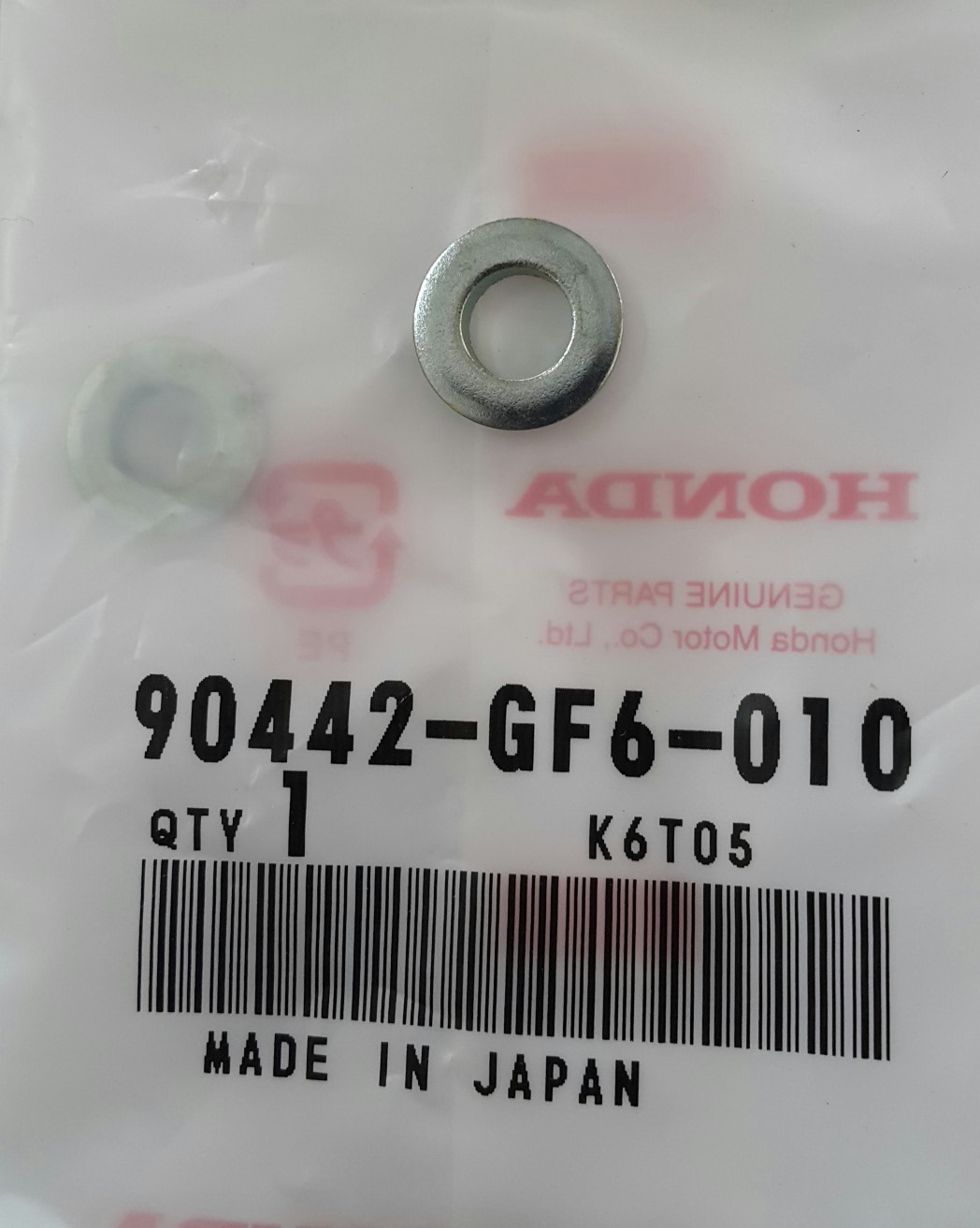 แหวนรองน๊อตฝาสูบ ดรีม100/C100N,P/เวฟ100,110
