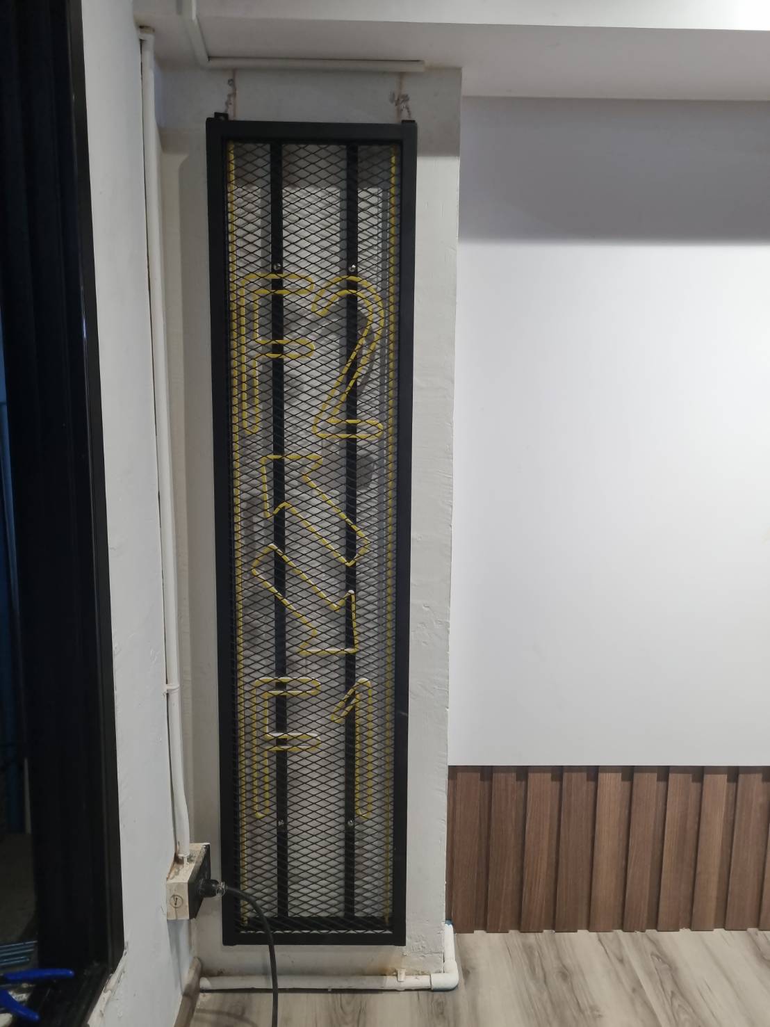 '' ป้ายไฟดัดนีออนเฟล็กซ์ '' ขนาด 34x149 cm