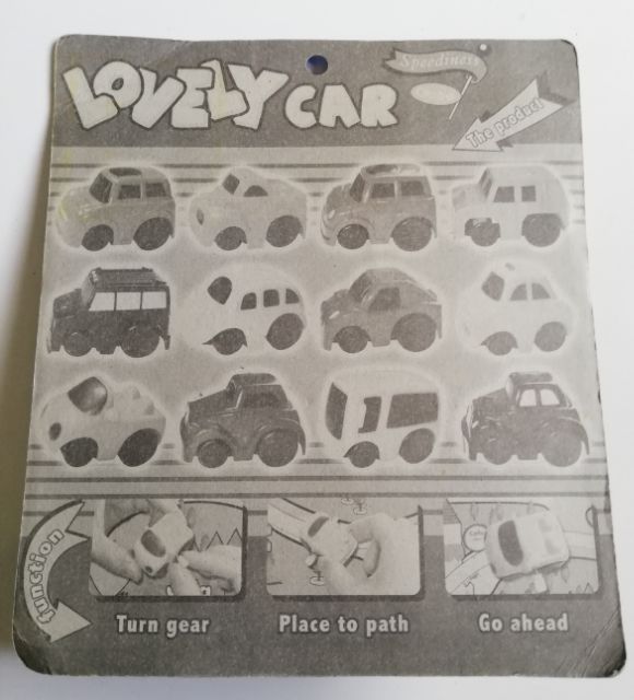 ของเก่าสะสม มีหลายภาพ**ไม่แกะทดสอบลาน เกมส์รถไขลานวิ่งในรางจิ๊กซอร์ ของ LOVELY CAR สีเทา สภาพเก่าเก็บตามสภาพ ยังไม่แกะแพค แบบ#2