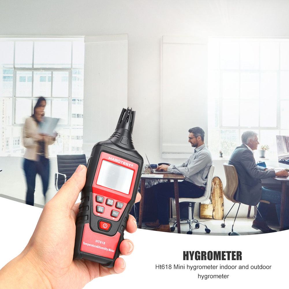เครื่องวัดอุณหภูมิ ความชื้น Temperature & Humidity meter รุ่น HT618