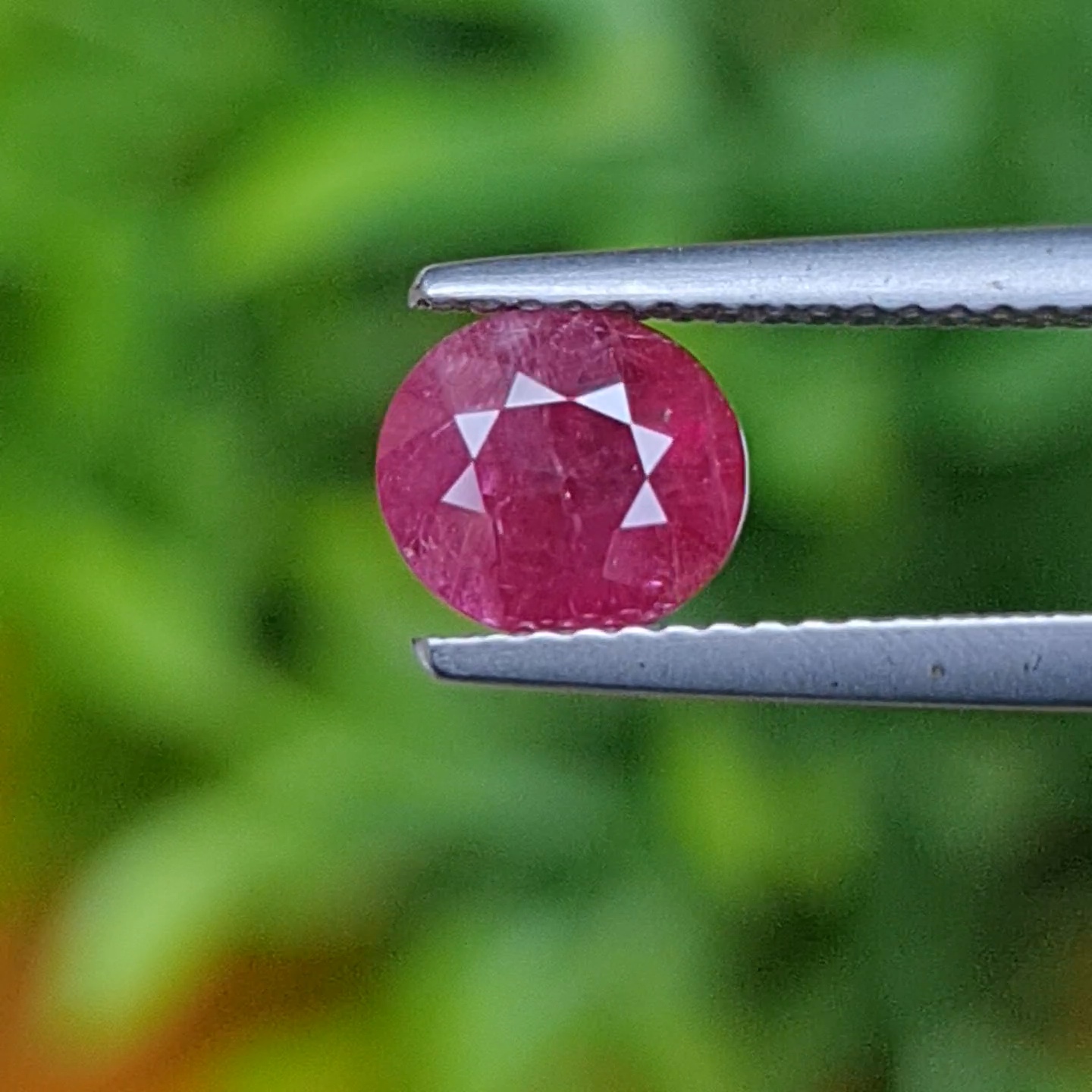 พลอย ทับทิม (Ruby Sapphire) 2.03 กะรัต (Cts.) พลอยแท้ อัญมณีมงคลประจําวันเกิด เครื่องประดับพลอย