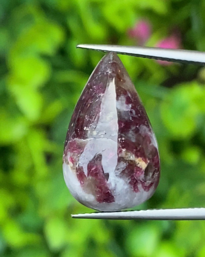 พลอย ทัวร์มารีน (Tourmaline) 11.60 กะรัต (Cts.) อัญมณีมงคลประจําวันเกิด เครื่องประดับพลอย