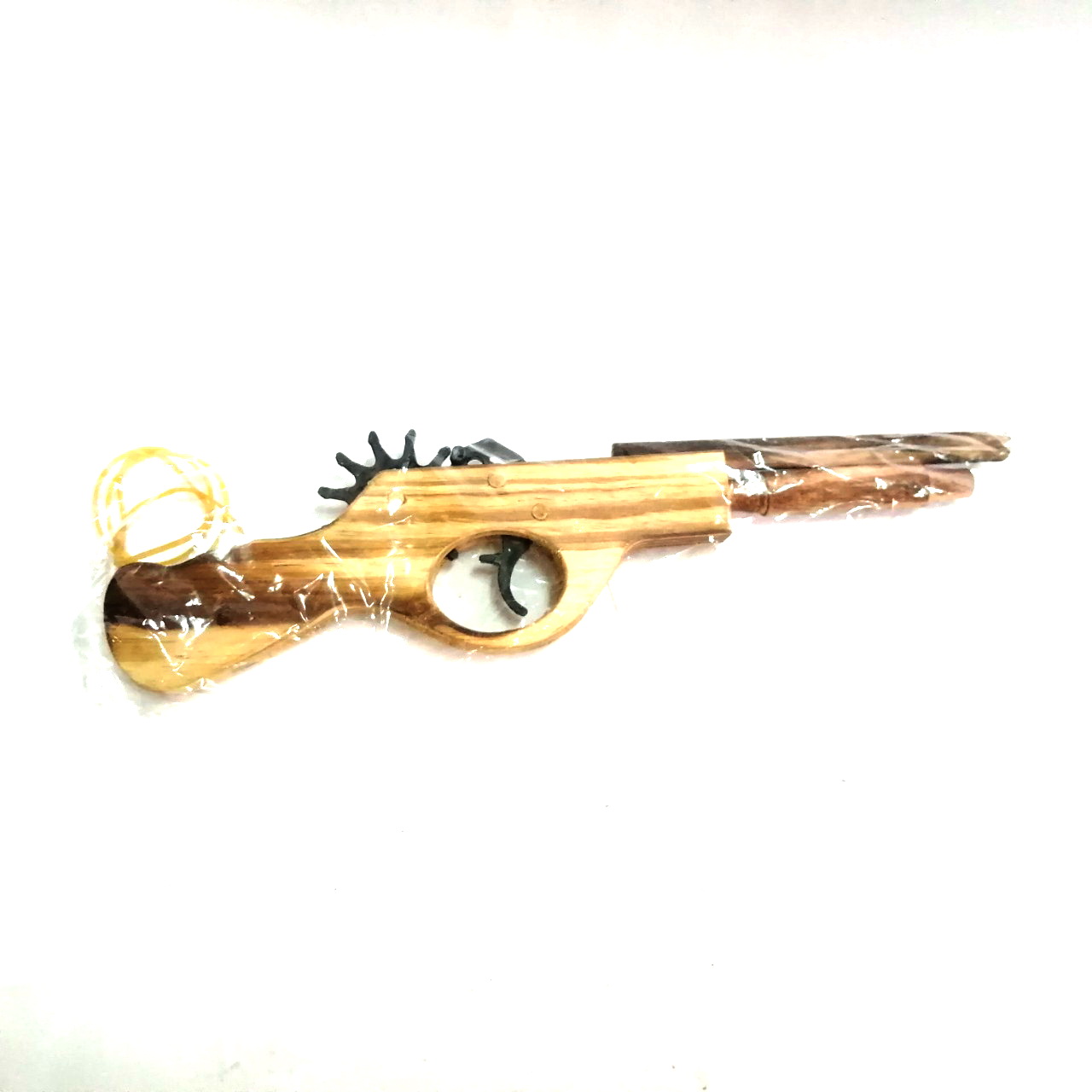 ของเด็กเล่น/ของสะสม ของเล่นจากละคร ปืนยาว ใช้ยิงหนังยางของปลอมทำจากไม้ฉีดลาย ของเล่นจากละครเรื่อง 7ประจันบาน รุ่นสีน้ำตาลอ่อน เหมาะใช้สะสม วางโชว์