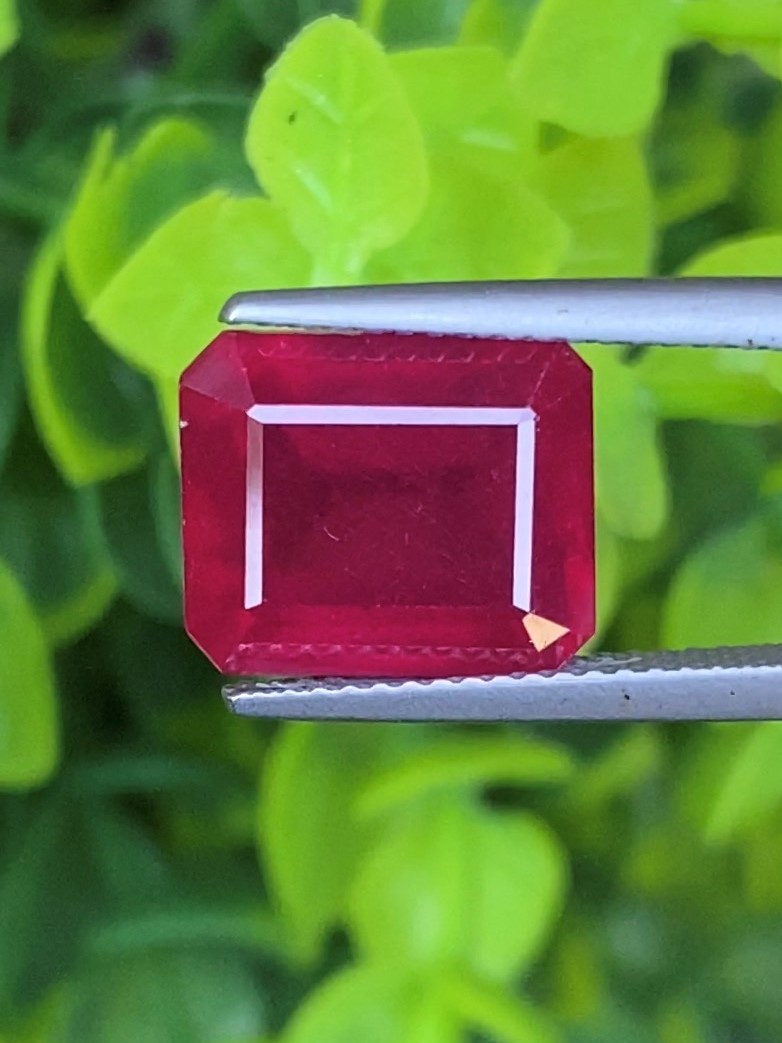 พลอย ทับทิม (Ruby Sapphire) 9.10 กะรัต (Cts.) พลอยแท้ อัญมณีมงคลประจําวันเกิด เครื่องประดับพลอย