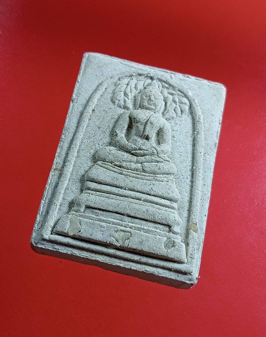 ผ3023 พระสมเด็จปรกโพธิ์ พระพุทธวิสุทธิเทพ สร้างศูนย์วิปัสสนากรรมฐานยุวพุทธฯ ปี2535 (บรรจุพระบรมสารีริกธาตุ)