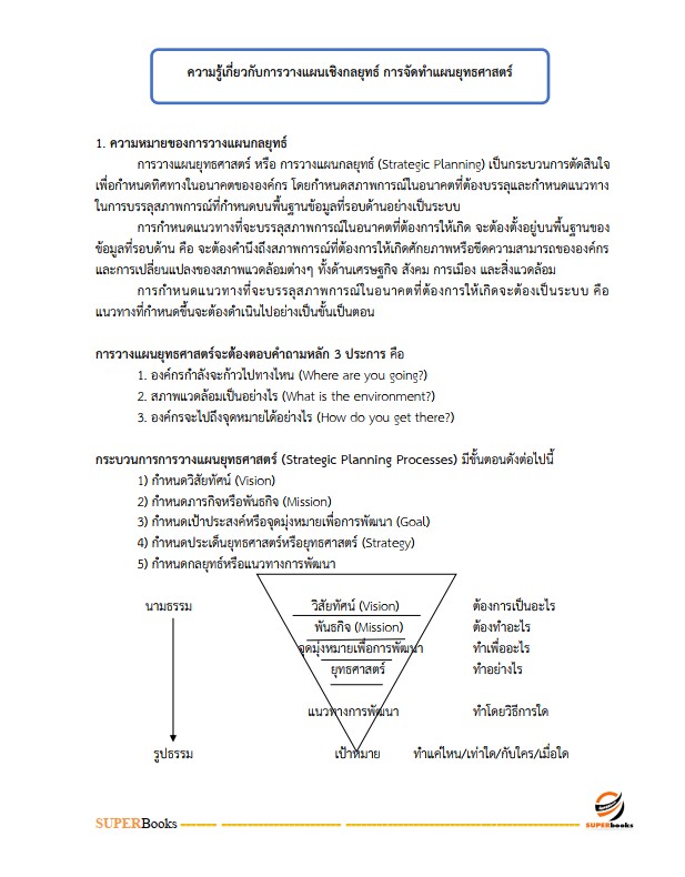 แนวข้อสอบ นักวิเคราะห์นโยบายและแผนปฏิบัติการ กรมวิชาการเกษตร