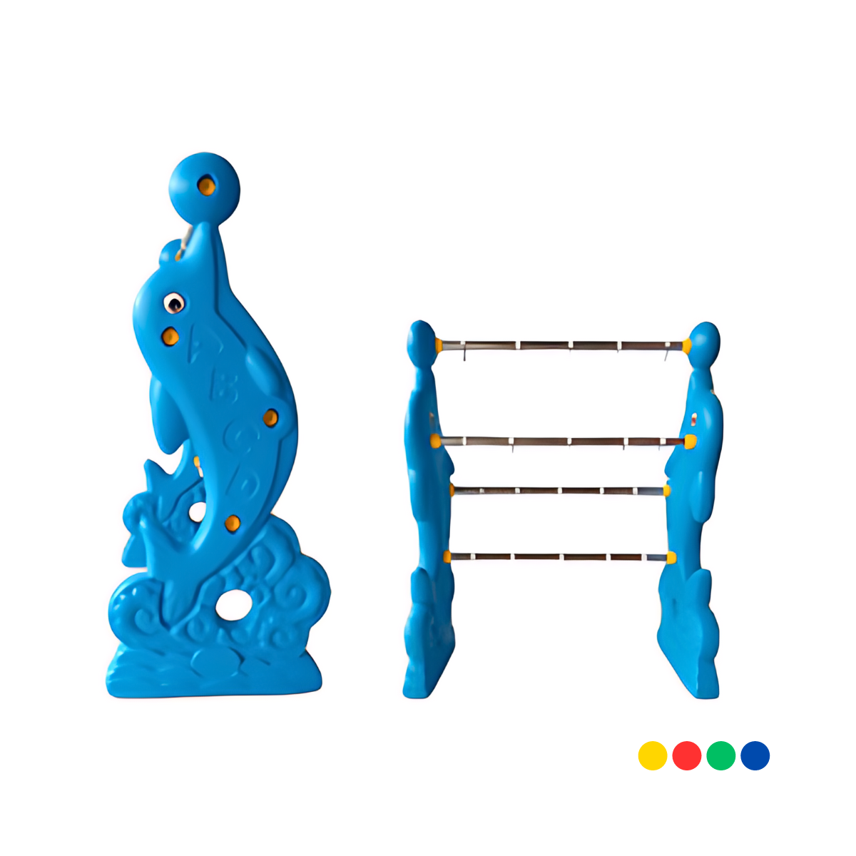 ราวเเขวนเเก้วเด็ก ราวแขวนแก้วปลาโลมา (มีให้เลือก 4 สี) Dolphin Glass Rack