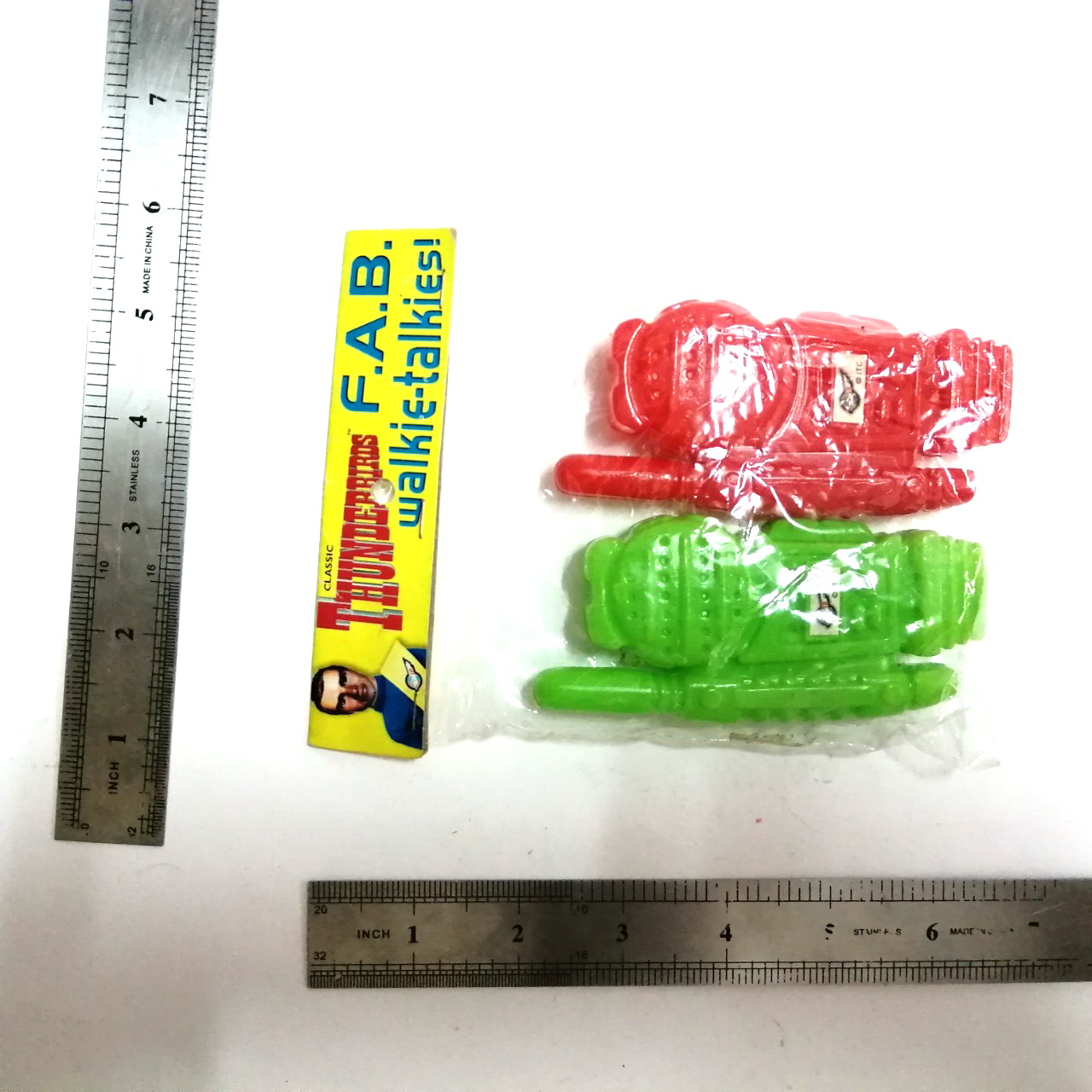 ของเล่น ดินสอเขียน โน๊ตแพต ของเล่นประกอบภาพยนตร์ ธันเดอร์เบิร์ด งานเก่าในซองเดิม ป้ายเก่าของเดิม เก่าเก็บหายาก