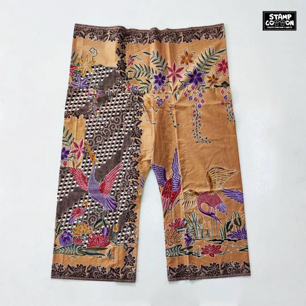 STAMPCOTTON กางเกงขายาว ผ้าปาเต๊ะ กางเกงเล กางเกงใส่สบาย