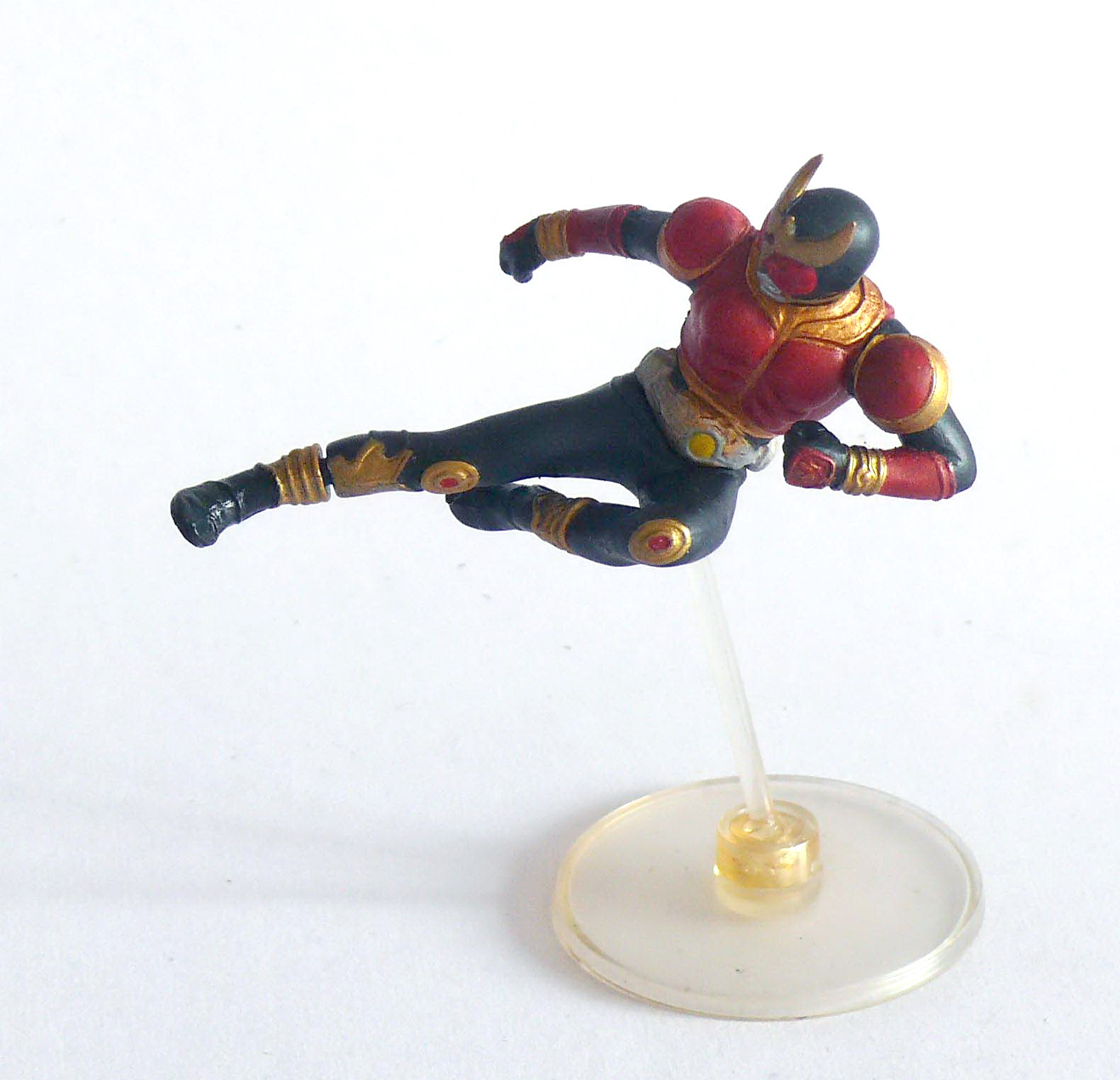 กาจาปอง มาสไรเดอร์คูกะ ไมท์ตี้ฟอร์ม ท่าไรเดอร์คิก,Kashapon Masked Rider Kuuga, Mighty Form-Rider Kick posture