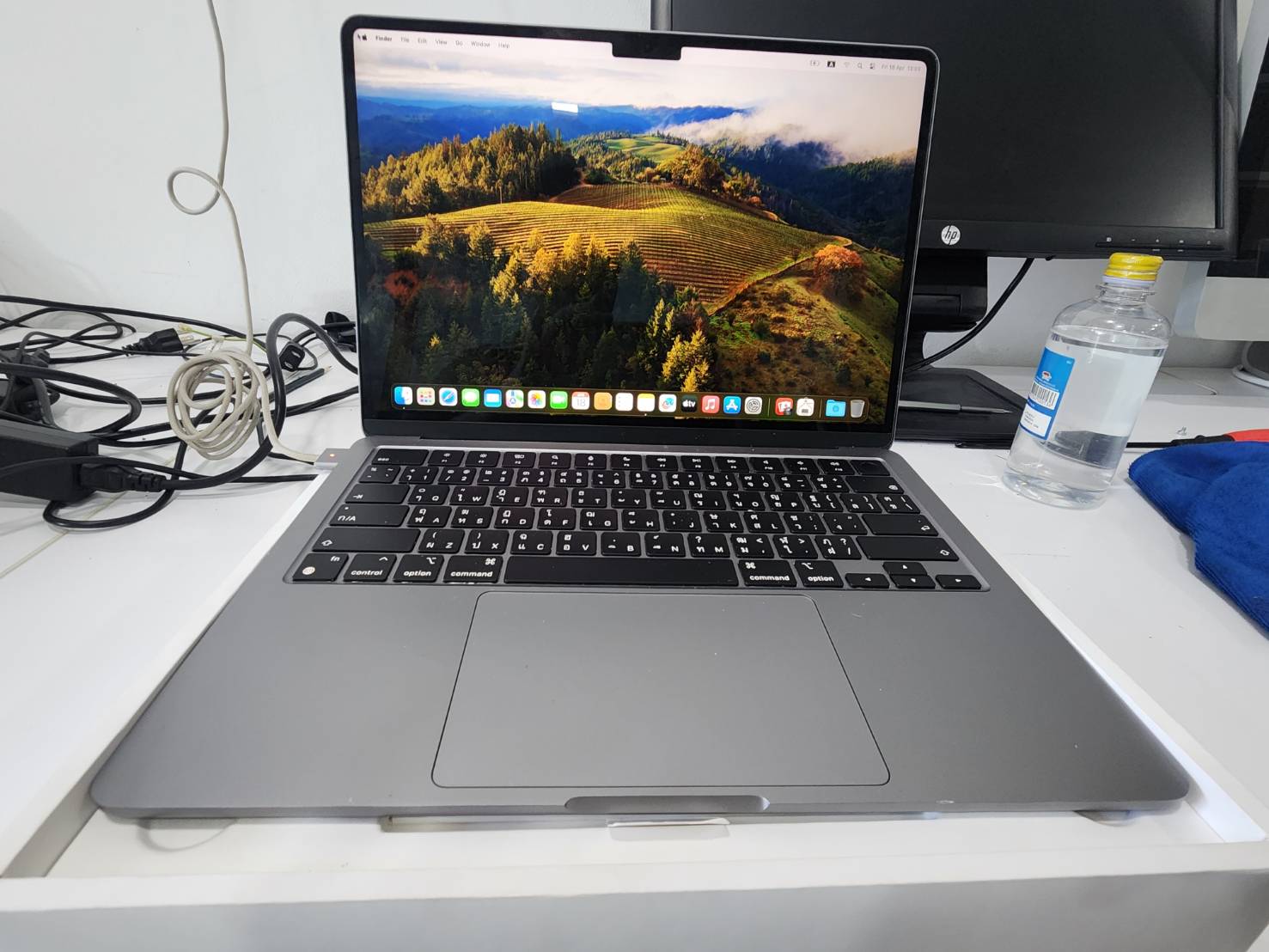 Macbook Air 13"2024(M3/8GB/SSD 256GB)+Adapter มีกล่อง